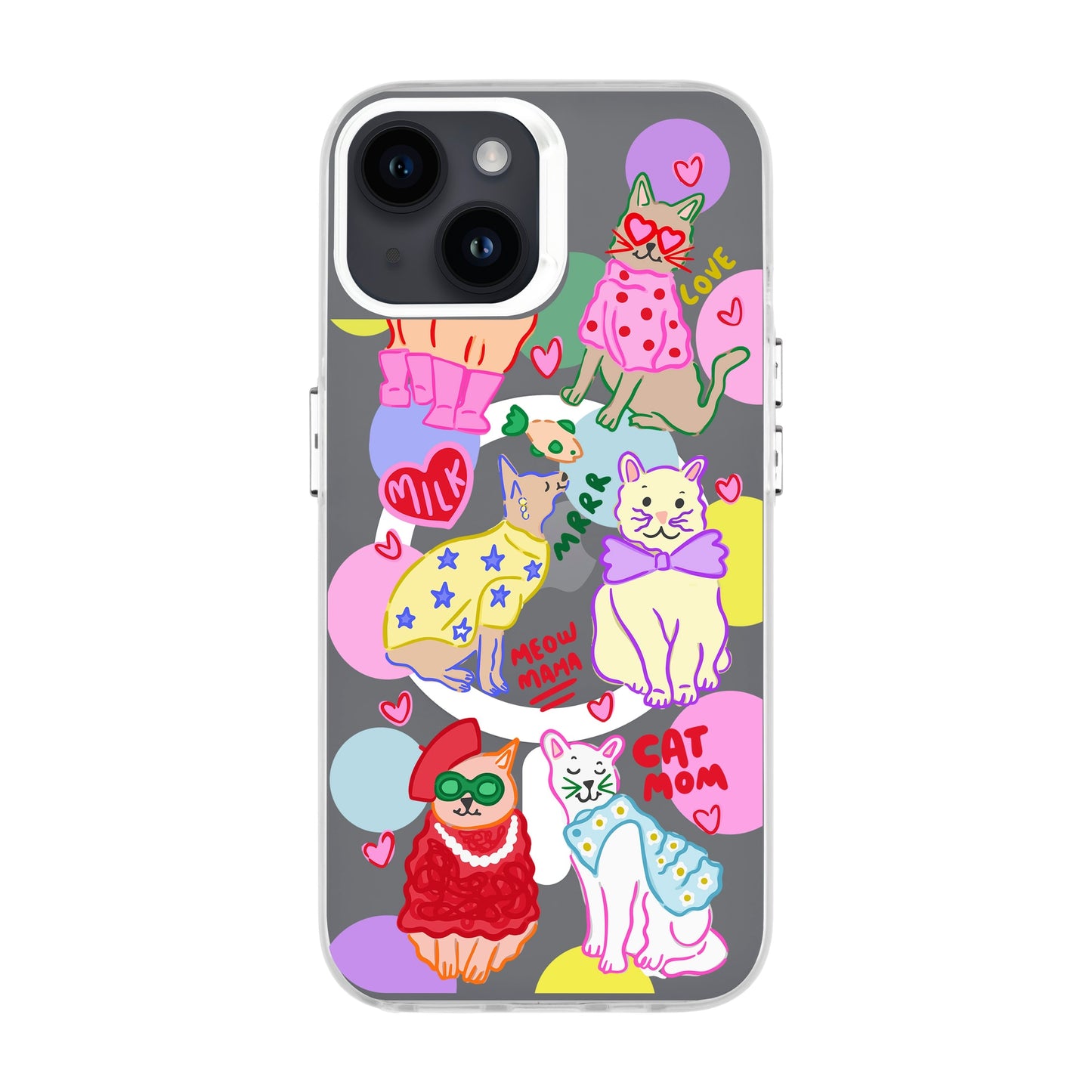 CAT MOM-iPhone 14 Hold Kılıf MagSafe Özellikli