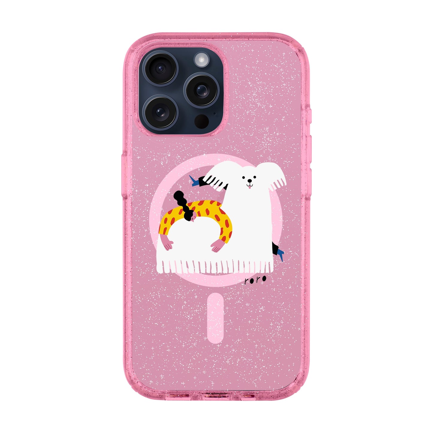 FANCY DOG-iPhone 15 Pro Max Shiny Kılıf MagSafe Özellikli