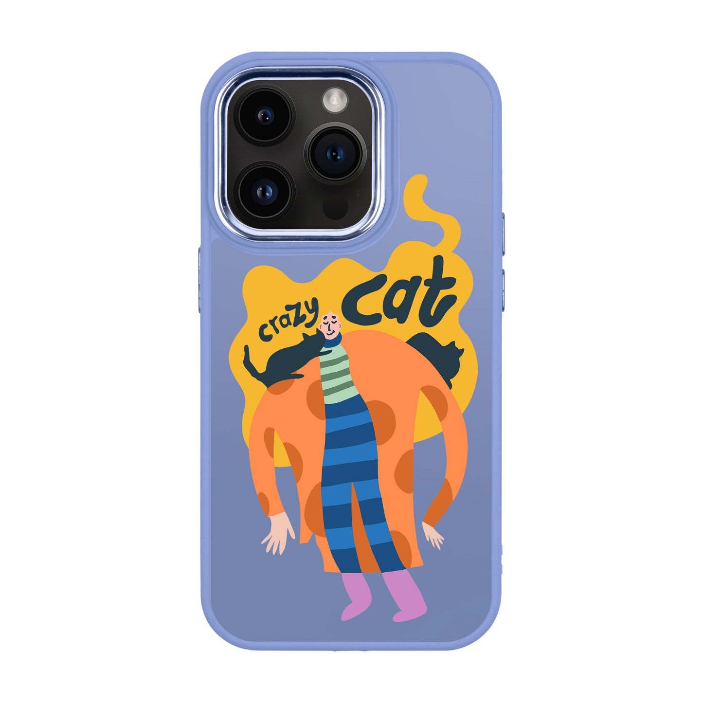 CRAZY CAT-iPhone 14 Pro Proof Kılıf