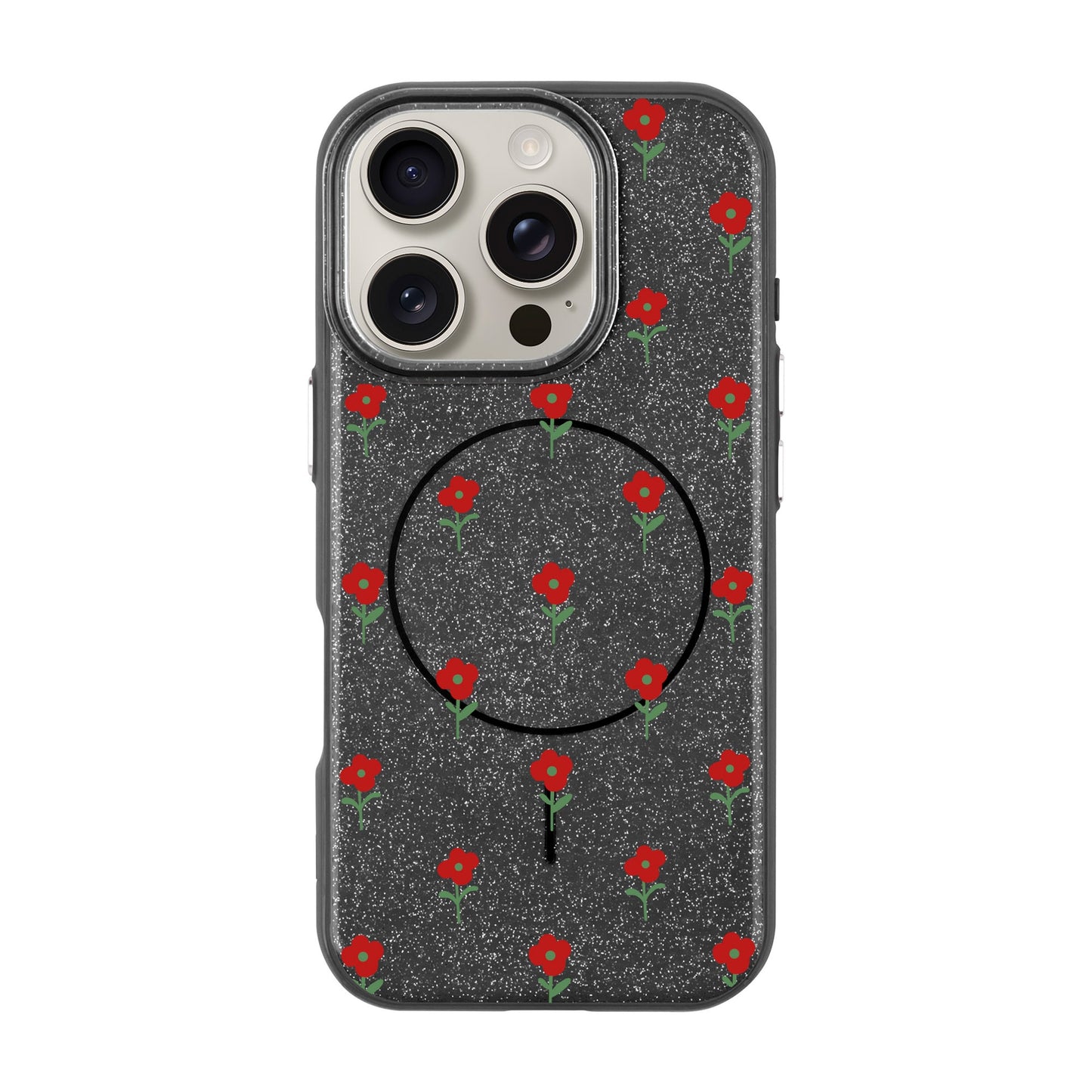 FLOWER POWER-iPhone 16 Pro Radiant Kılıf MagSafe Özellikli