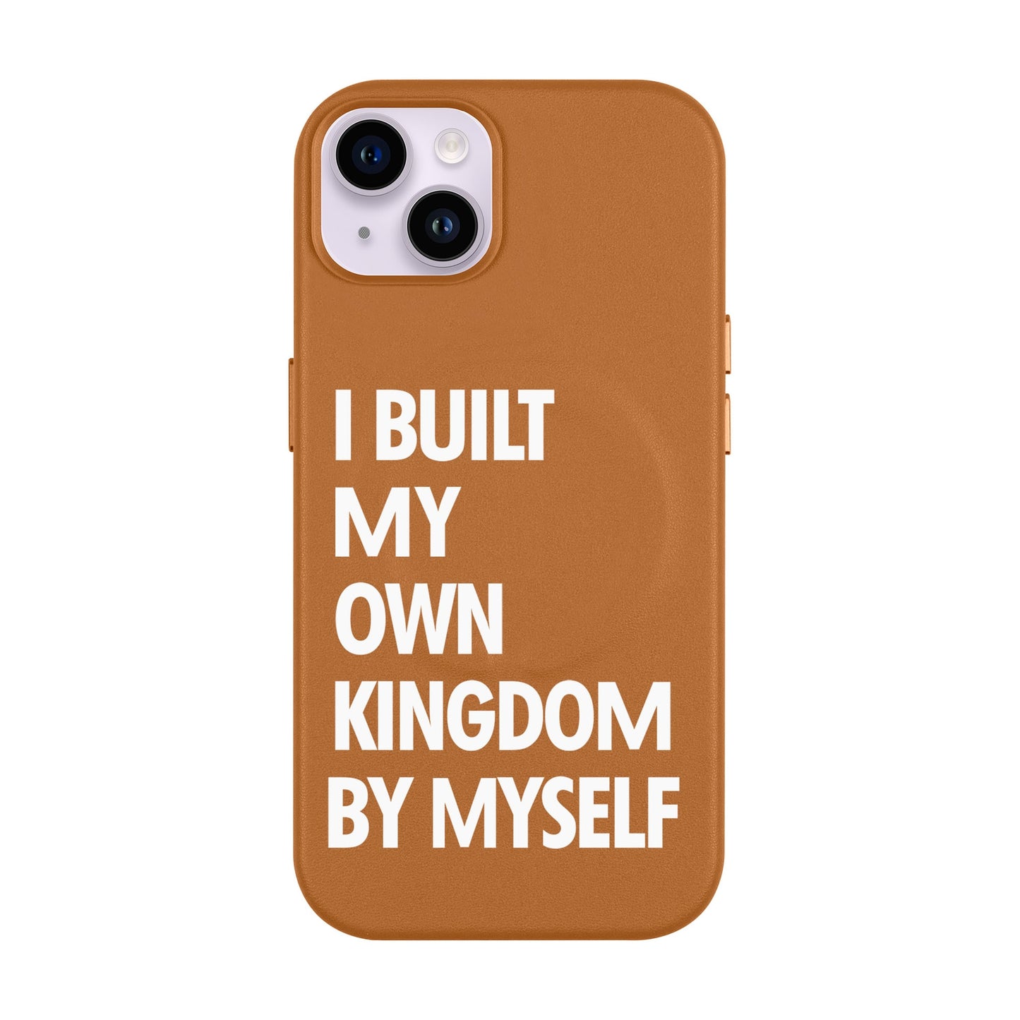 KINGDOM-iPhone 14 Plus Leather Kılıf MagSafe Özellikli