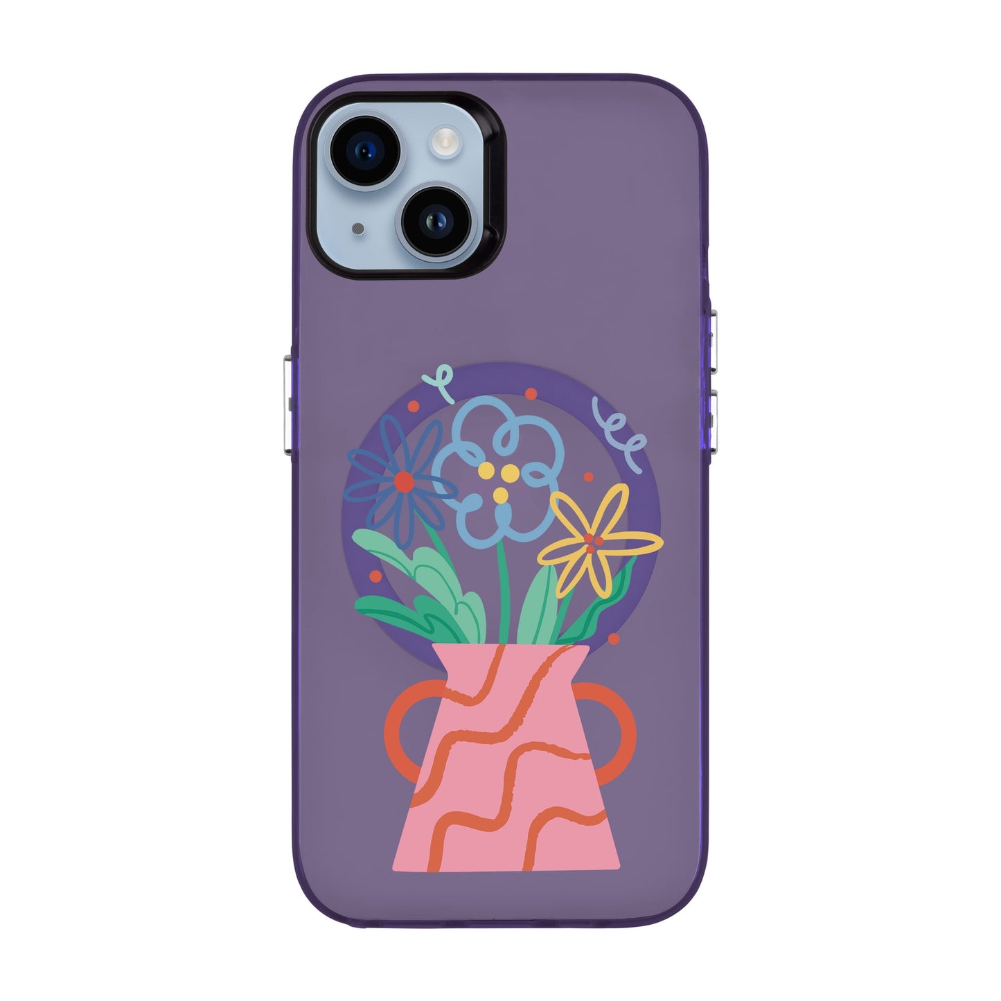 PINK VASE-iPhone 14 Plus Hold Kılıf MagSafe Özellikli
