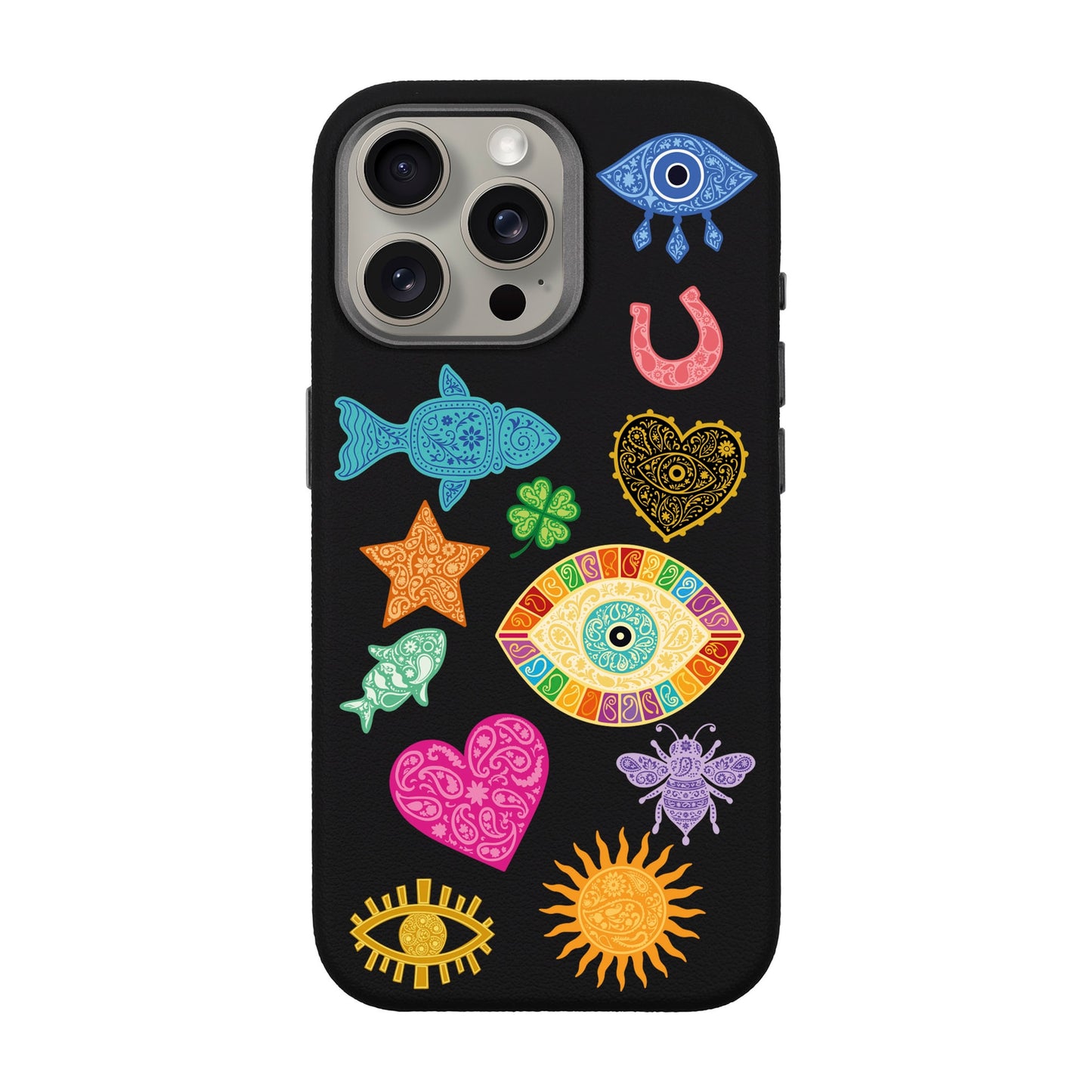 CHARMS BY BERRİN ÖZKAN-iPhone 15 Pro Max Leather Premium Kılıf MagSafe Özellikli