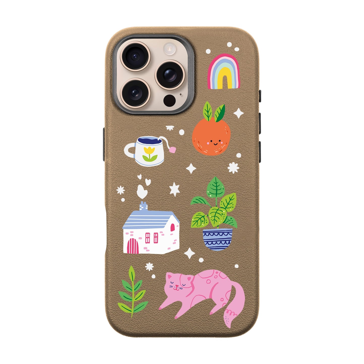 FRESH SPRING-iPhone 16 Pro Max Leather Premium Kılıf MagSafe Özellikli