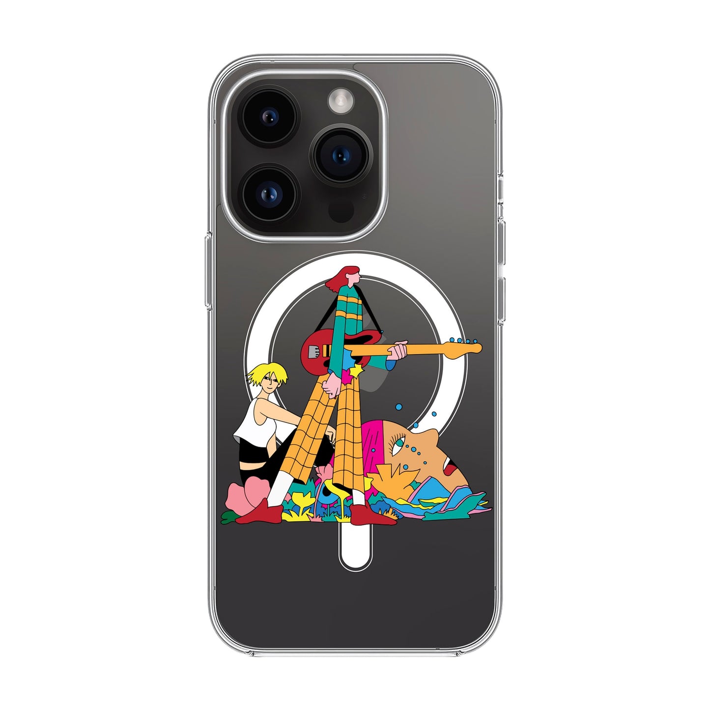 HER BAND-iPhone 14 Pro Solid Kılıf MagSafe Özellikli