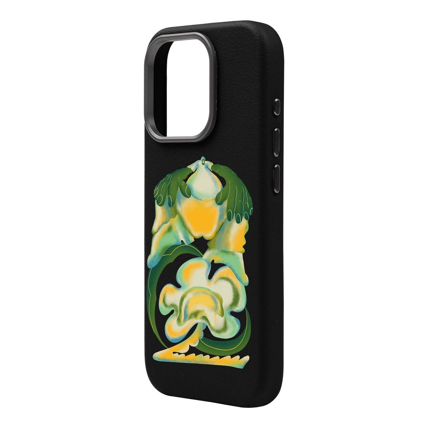 HUGEMAN-iPhone 16 Pro Max Leather Premium Kılıf MagSafe Özellikli