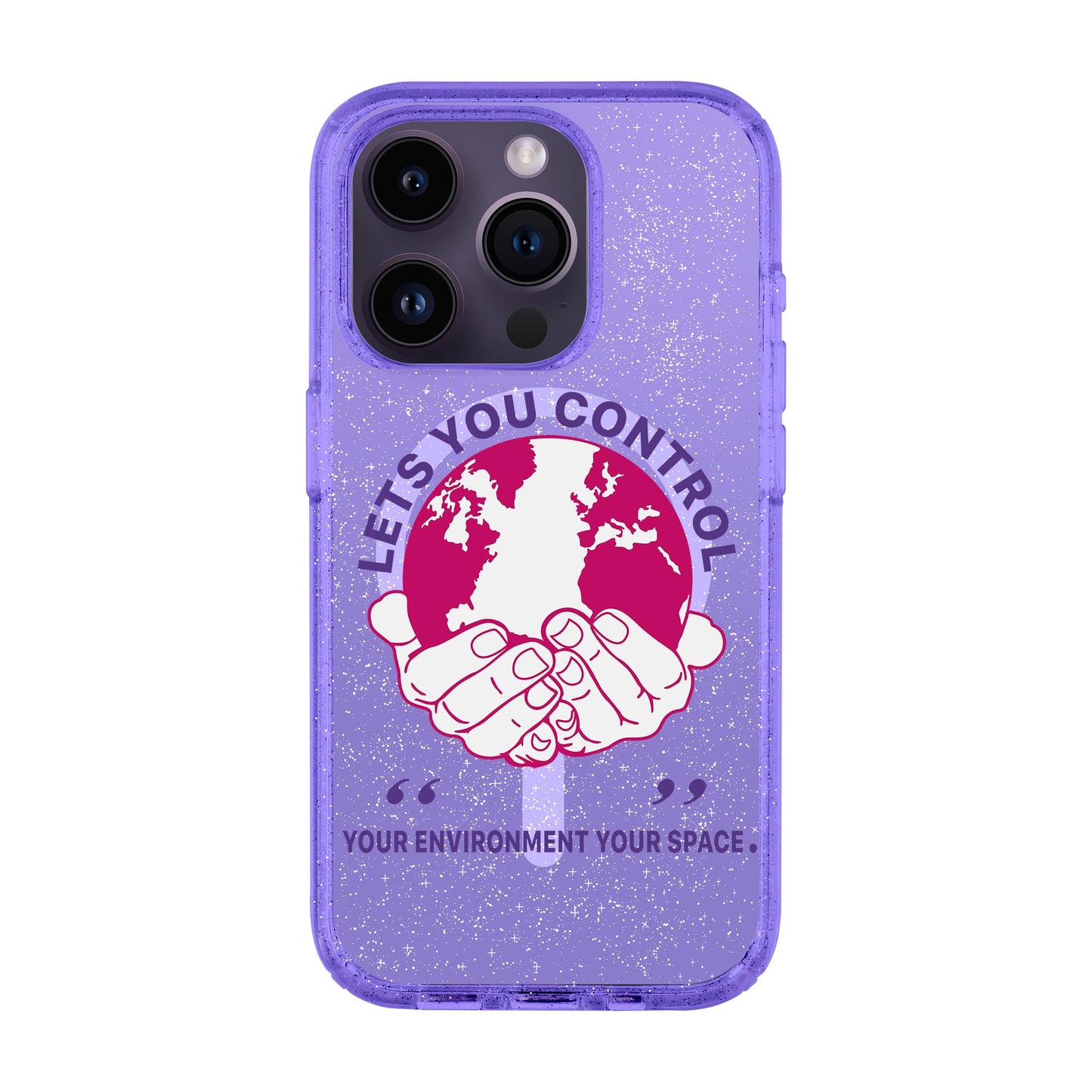 LET'S YOU CONTROL-iPhone 14 Pro Shiny Kılıf MagSafe Özellikli