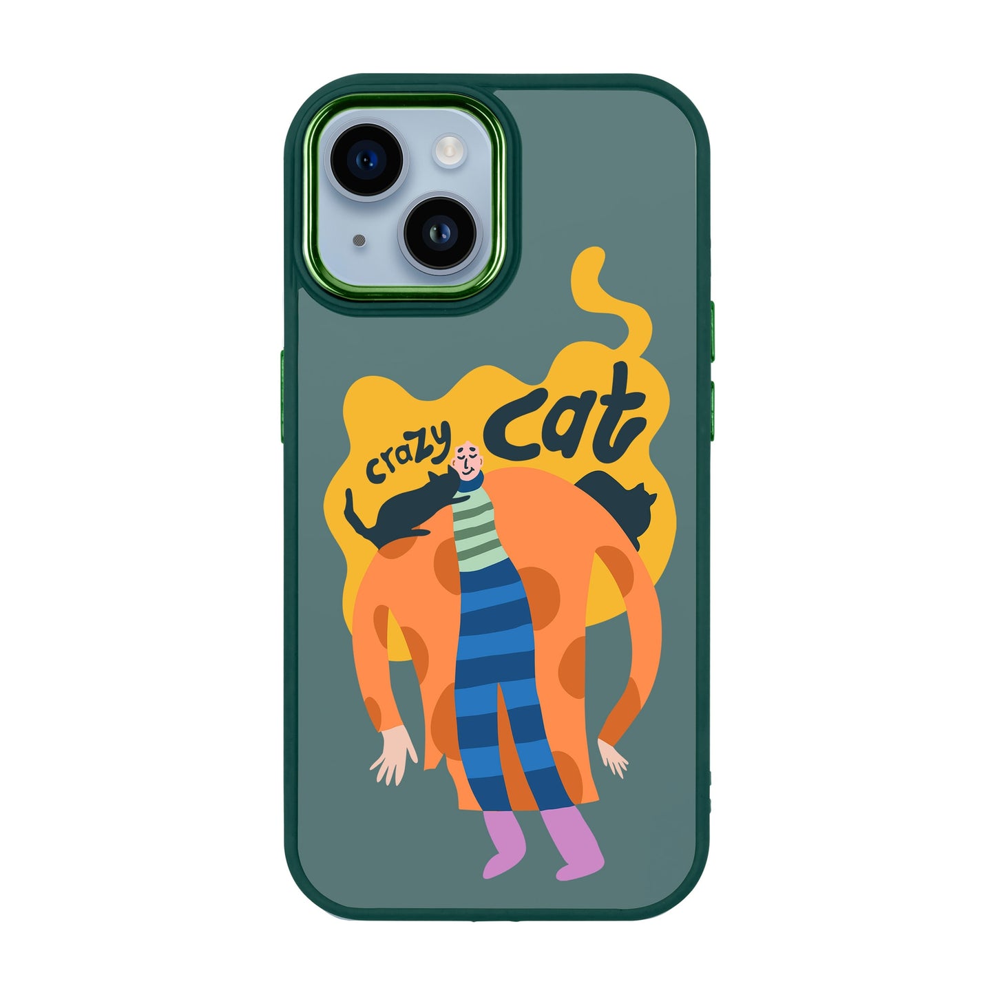 CRAZY CAT-iPhone 14 Plus Proof Kılıf