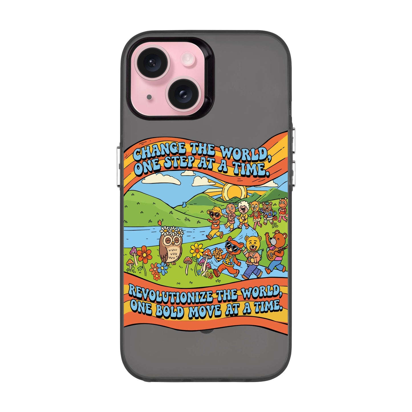 CHANGE THE WORLD-iPhone 15 Hold Kılıf MagSafe Özellikli