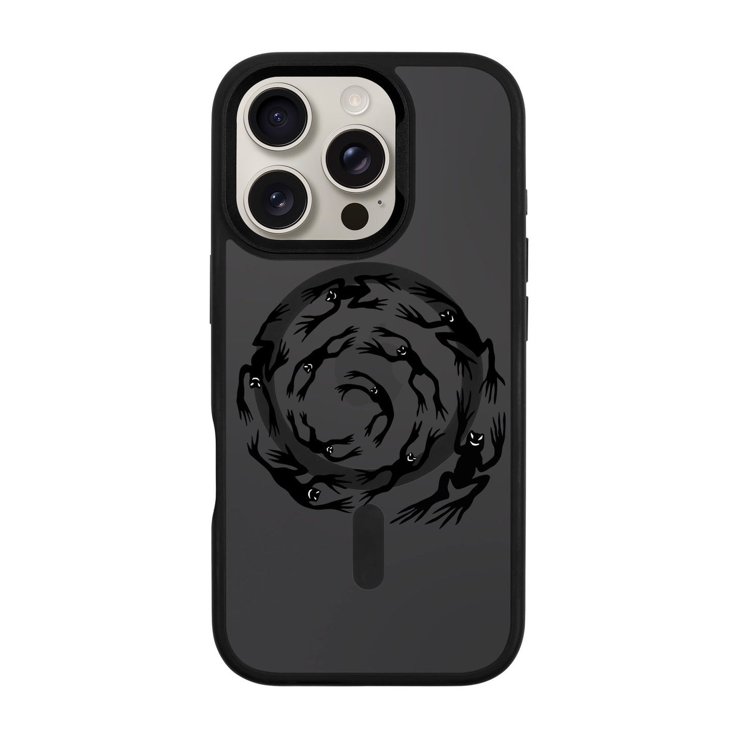 SWIRLING FROGS-iPhone 16 Pro Rise Kılıf MagSafe Özellikli