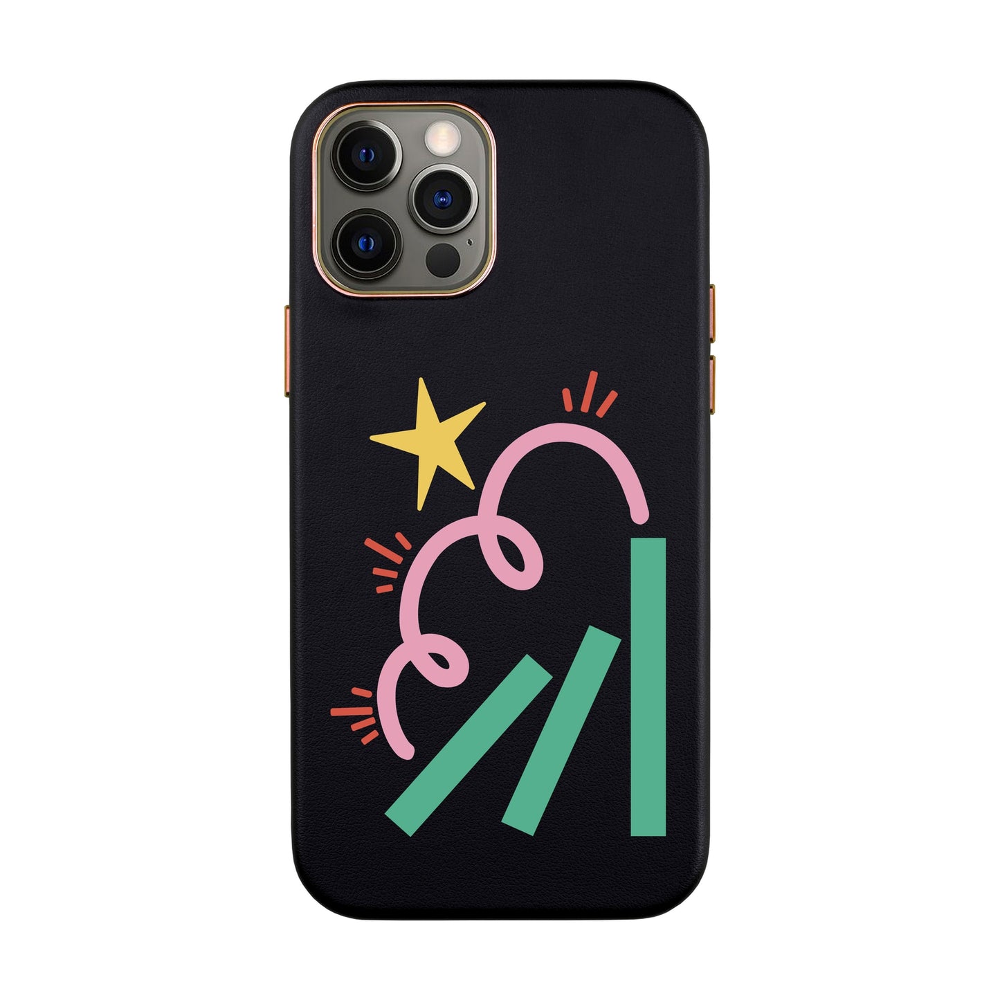 DOMINO-iPhone 12 Pro Max Leather Kılıf