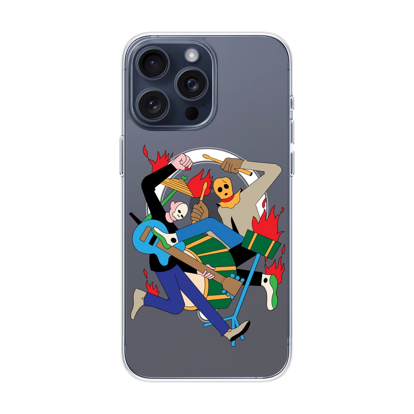 MONSTER MASH-iPhone 15 Pro Max Solid Kılıf MagSafe Özellikli