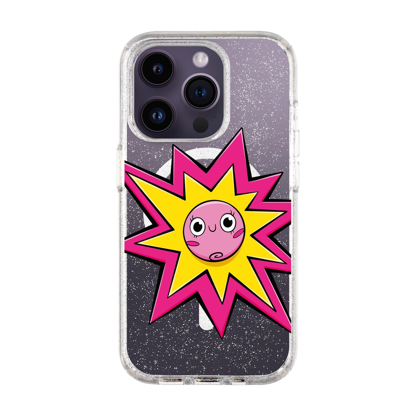 POP PRINCESSES-iPhone 14 Pro Shiny Kılıf MagSafe Özellikli