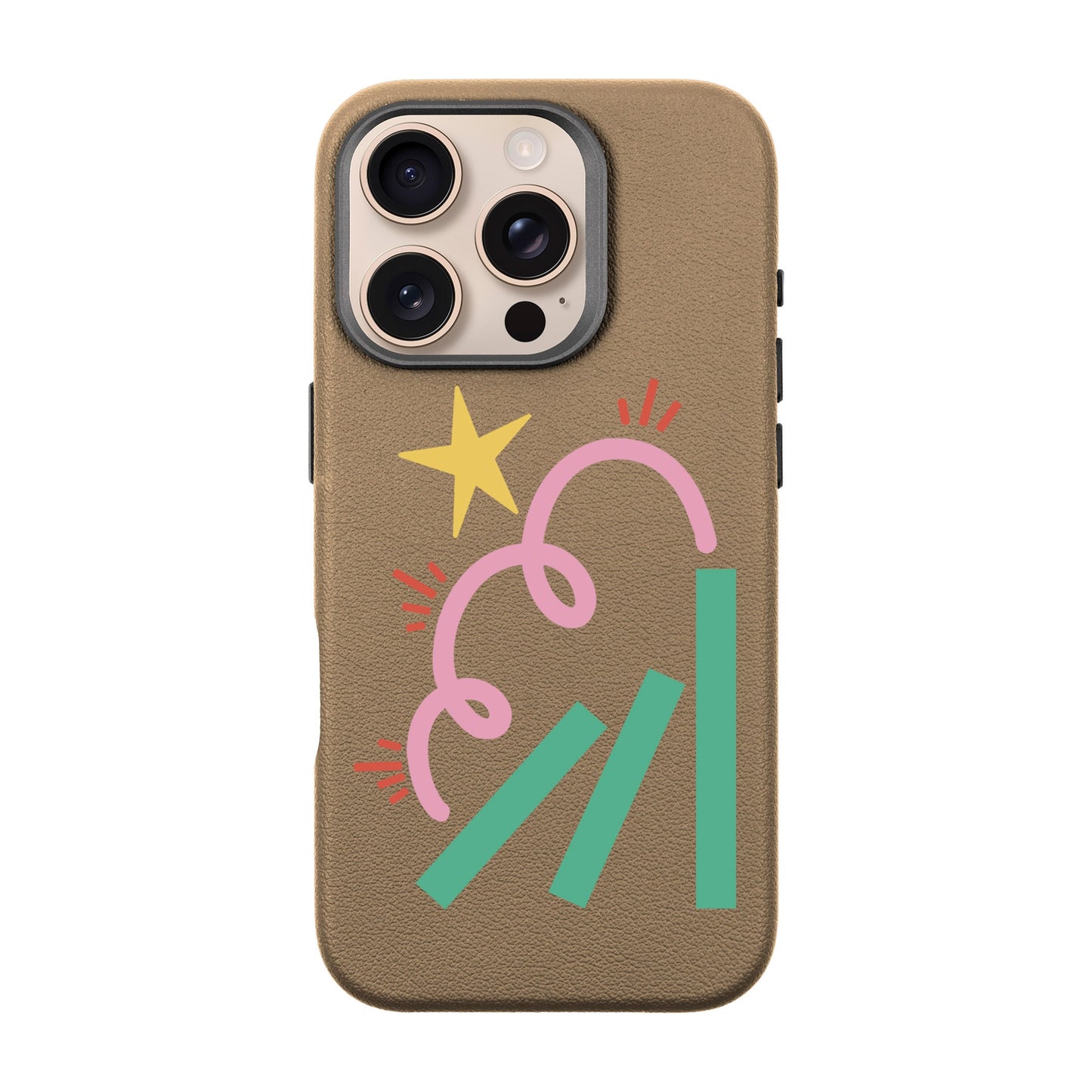 DOMINO-iPhone 16 Pro Leather Premium Kılıf MagSafe Özellikli