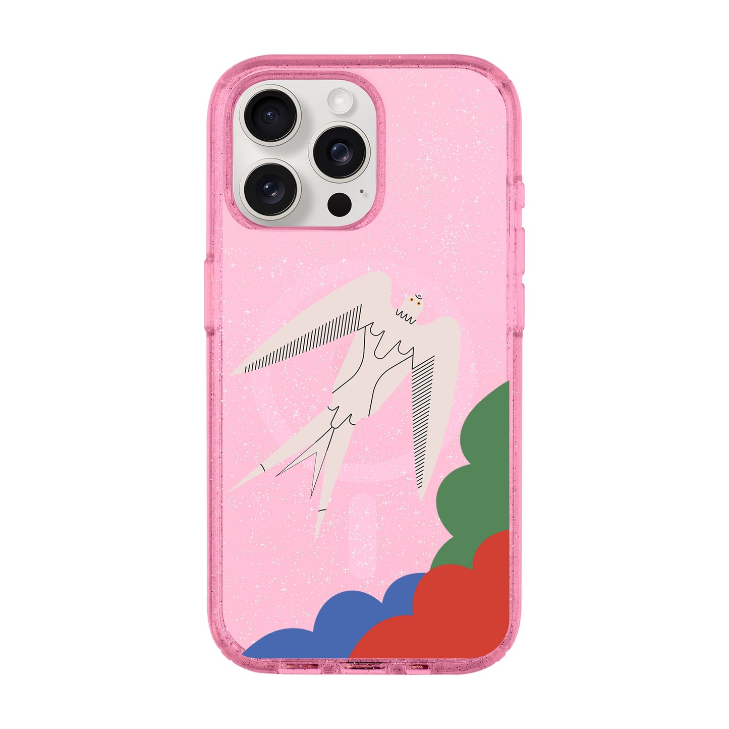 L’OISEAU LIBRE-iPhone 15 Pro Max Shiny Kılıf MagSafe Özellikli