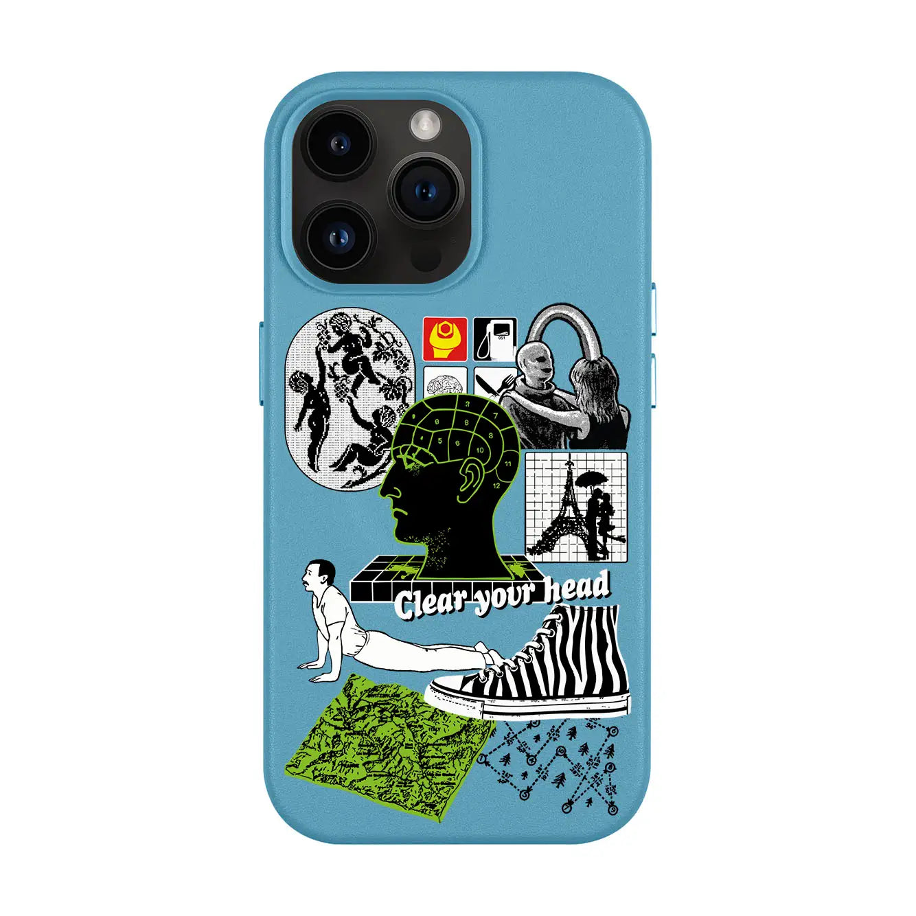 CLEAR YOUR HEAD-iPhone 14 Pro Max Leather Kılıf MagSafe Özellikli