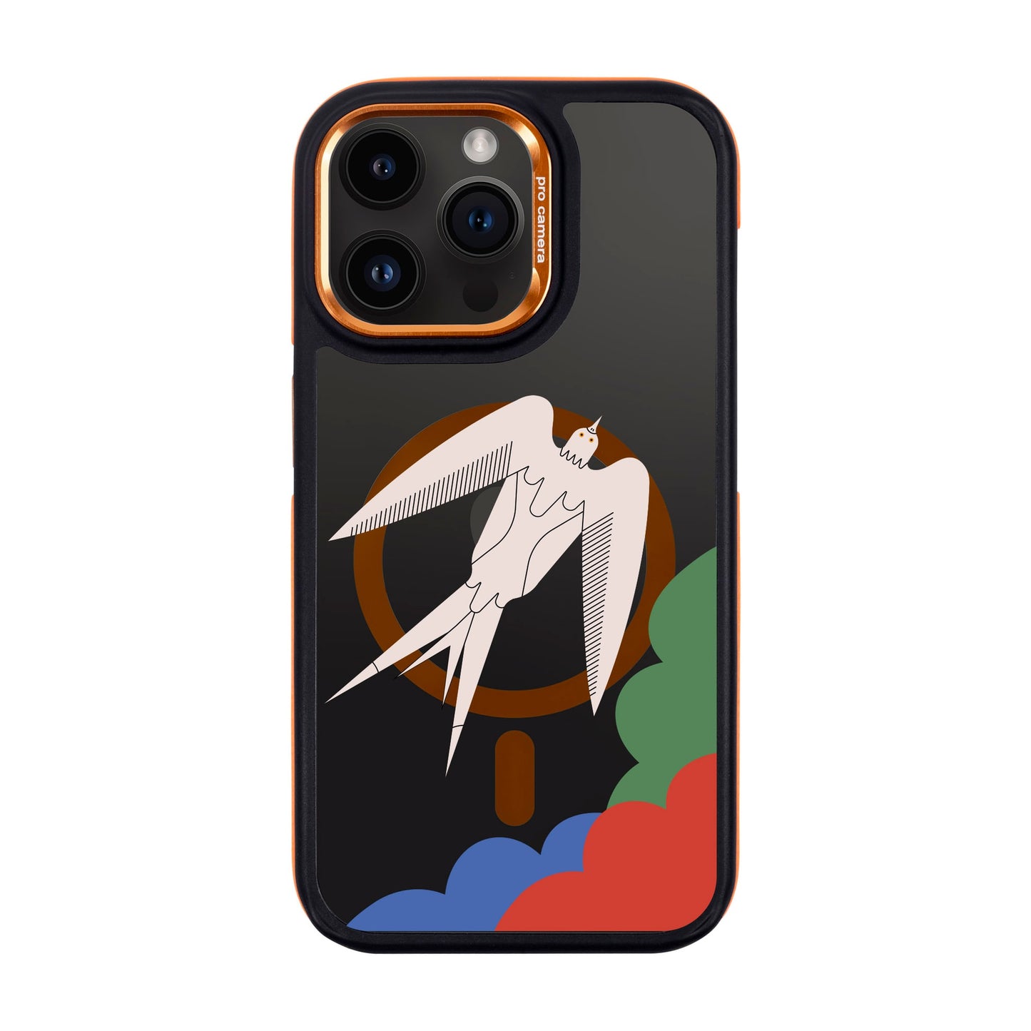 L’OISEAU LIBRE-iPhone 14 Pro Max Dark Kılıf MagSafe Özellikli