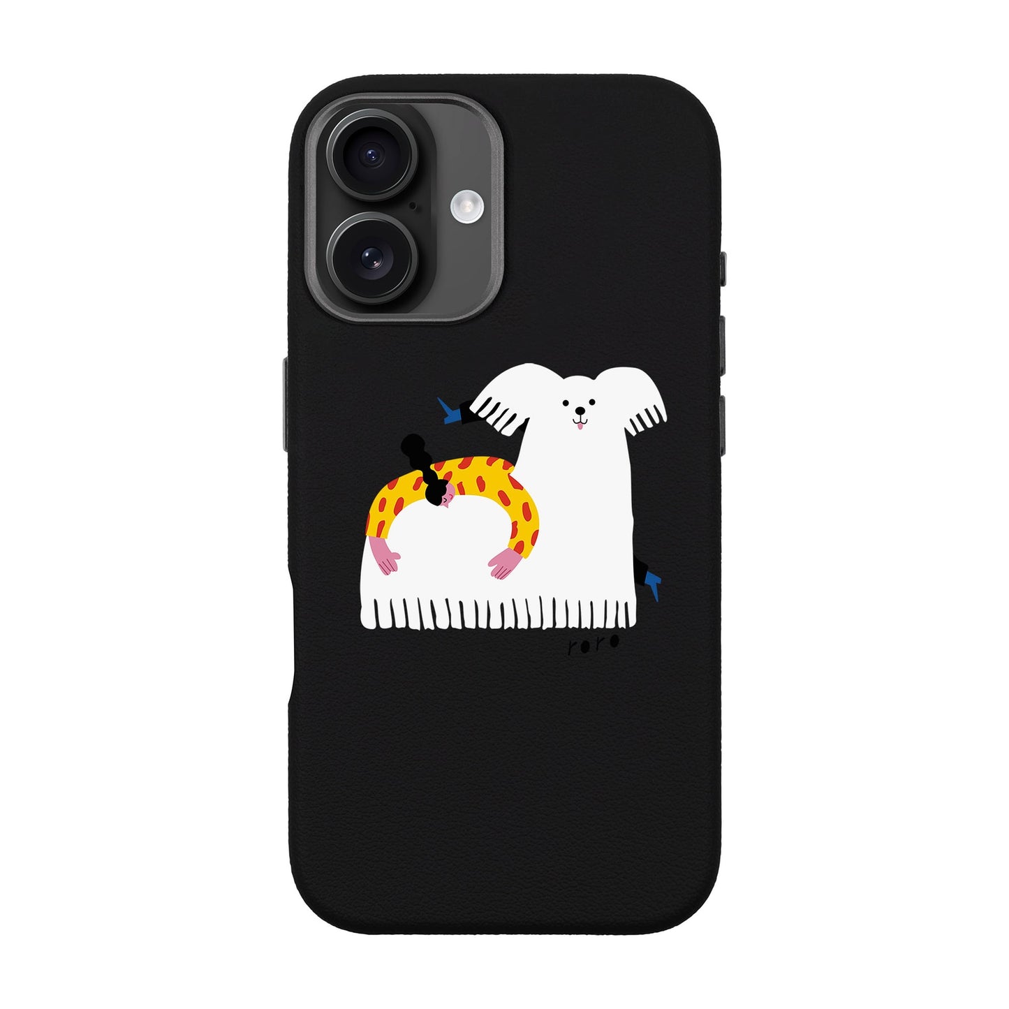 FANCY DOG-iPhone 16 Leather Premium Kılıf MagSafe Özellikli