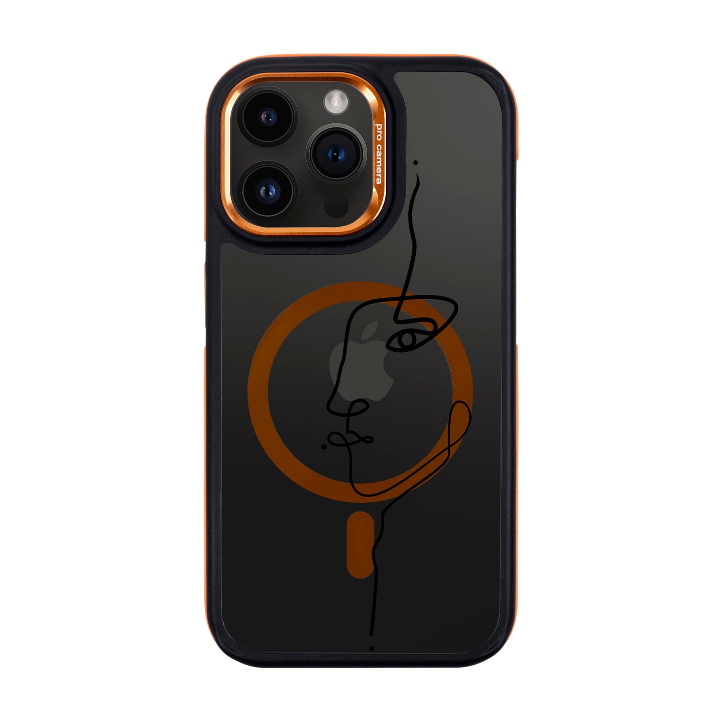 FACE-iPhone 14 Pro Max Dark Kılıf MagSafe Özellikli
