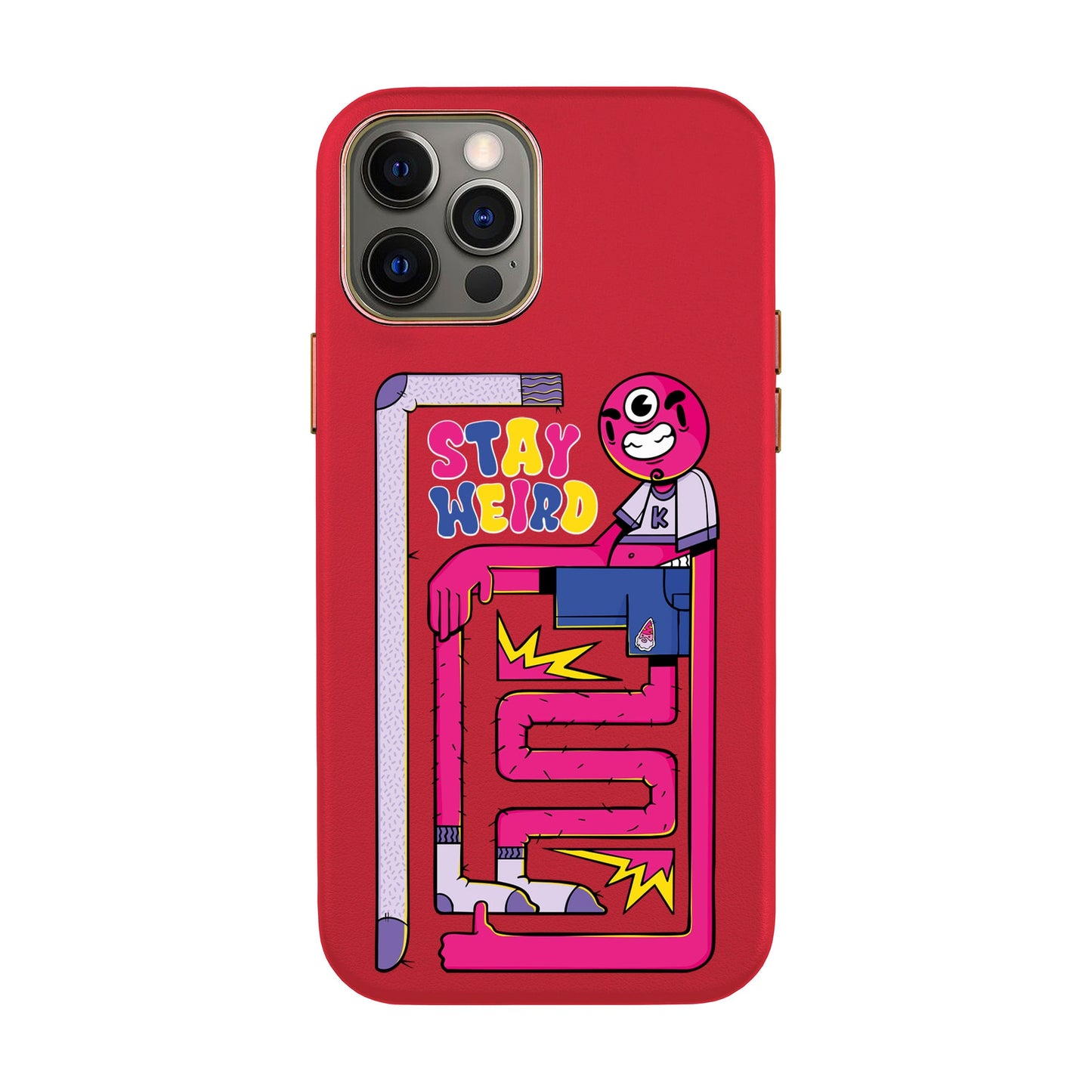 OG TOOTHY-iPhone XR Leather Kılıf