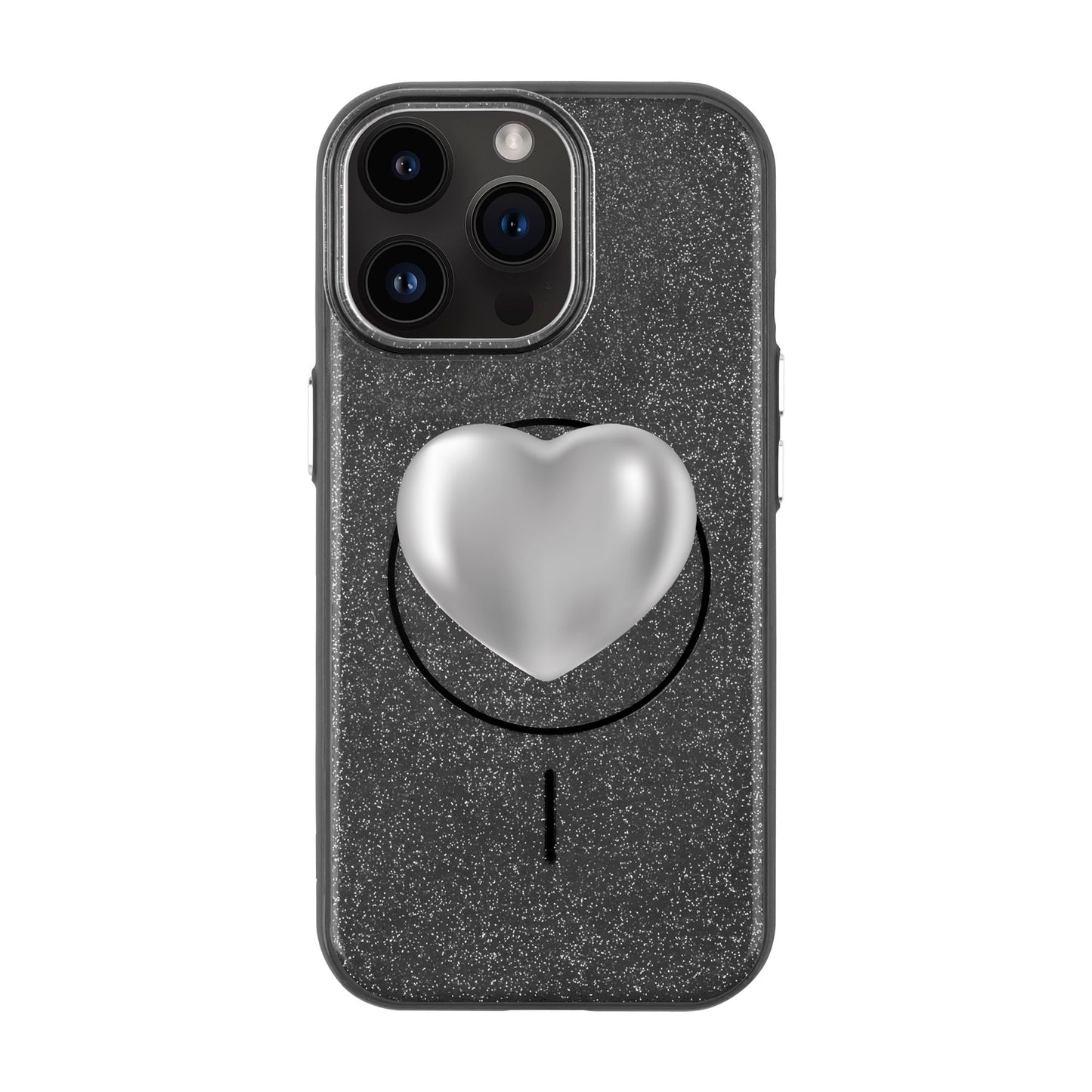 SILVER HEART-iPhone 14 Pro Max Radiant Kılıf MagSafe Özellikli