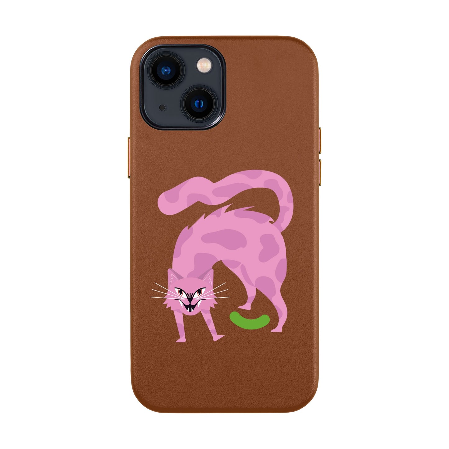 GRUMBLEPAWS-iPhone 14 Leather Kılıf
