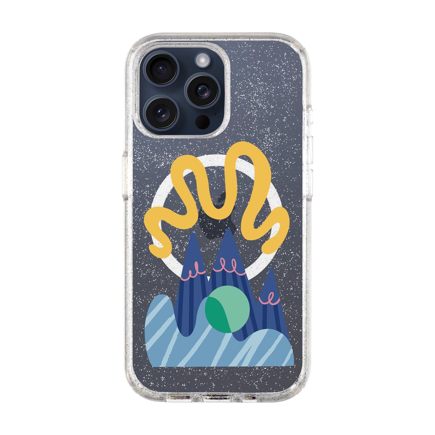MOUNTAIN-iPhone 15 Pro Max Shiny Kılıf MagSafe Özellikli
