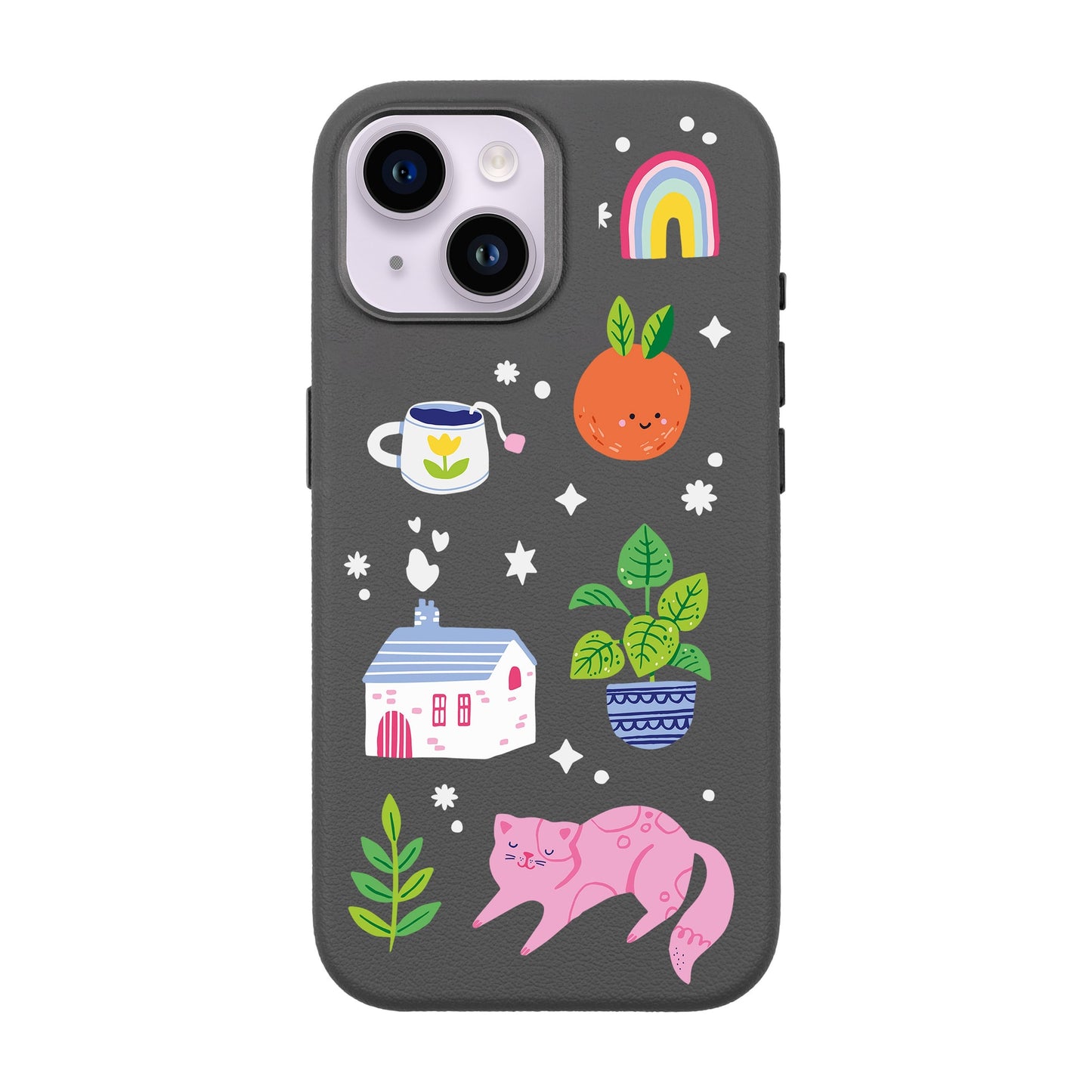 FRESH SPRING-iPhone 14 Leather Premium Kılıf MagSafe Özellikli