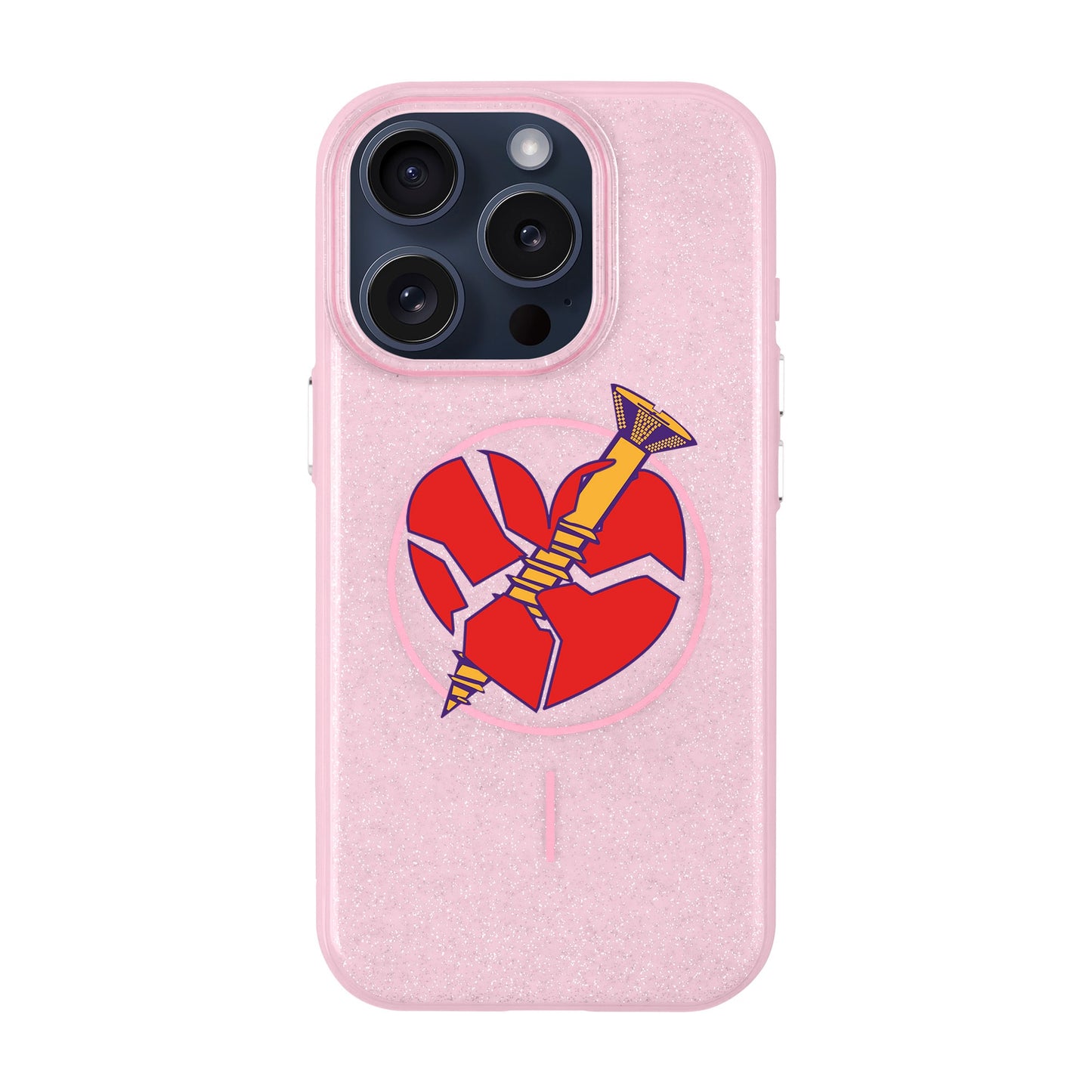 BROKEN HEART-iPhone 15 Pro Radiant Kılıf MagSafe Özellikli