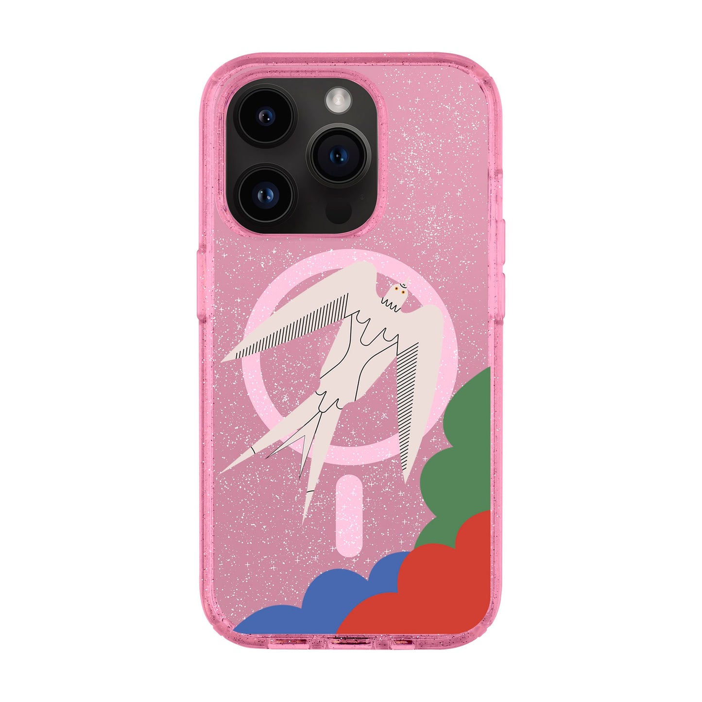 L’OISEAU LIBRE-iPhone 14 Pro Shiny Kılıf MagSafe Özellikli