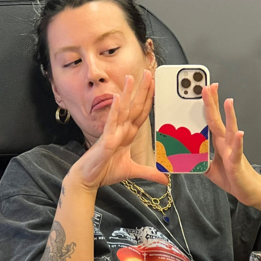 FLAG-iPhone 14 Leather Kılıf