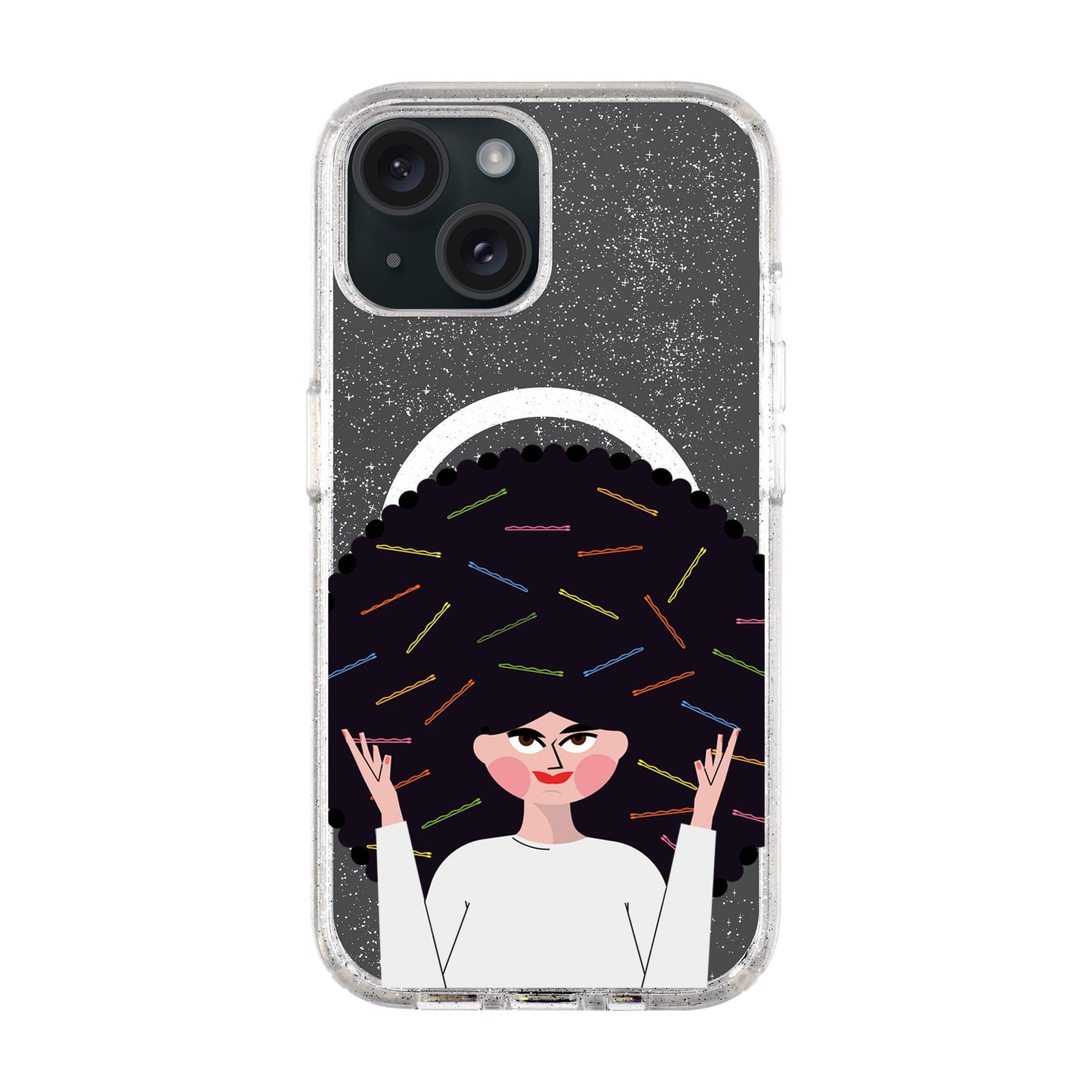 TANGLES OF HAPPINESS-iPhone 15 Shiny Kılıf MagSafe Özellikli