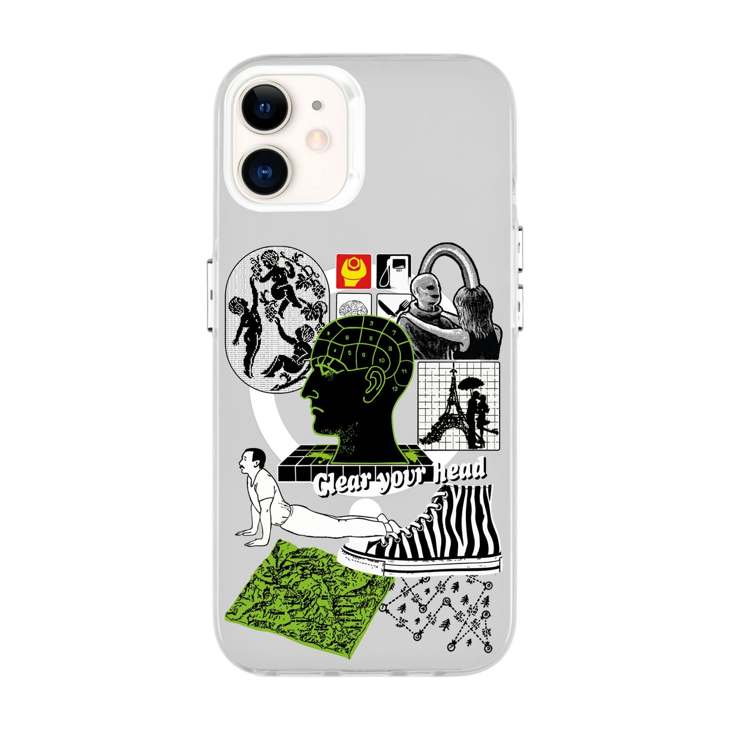CLEAR YOUR HEAD-iPhone 11 Hold Kılıf MagSafe Özellikli
