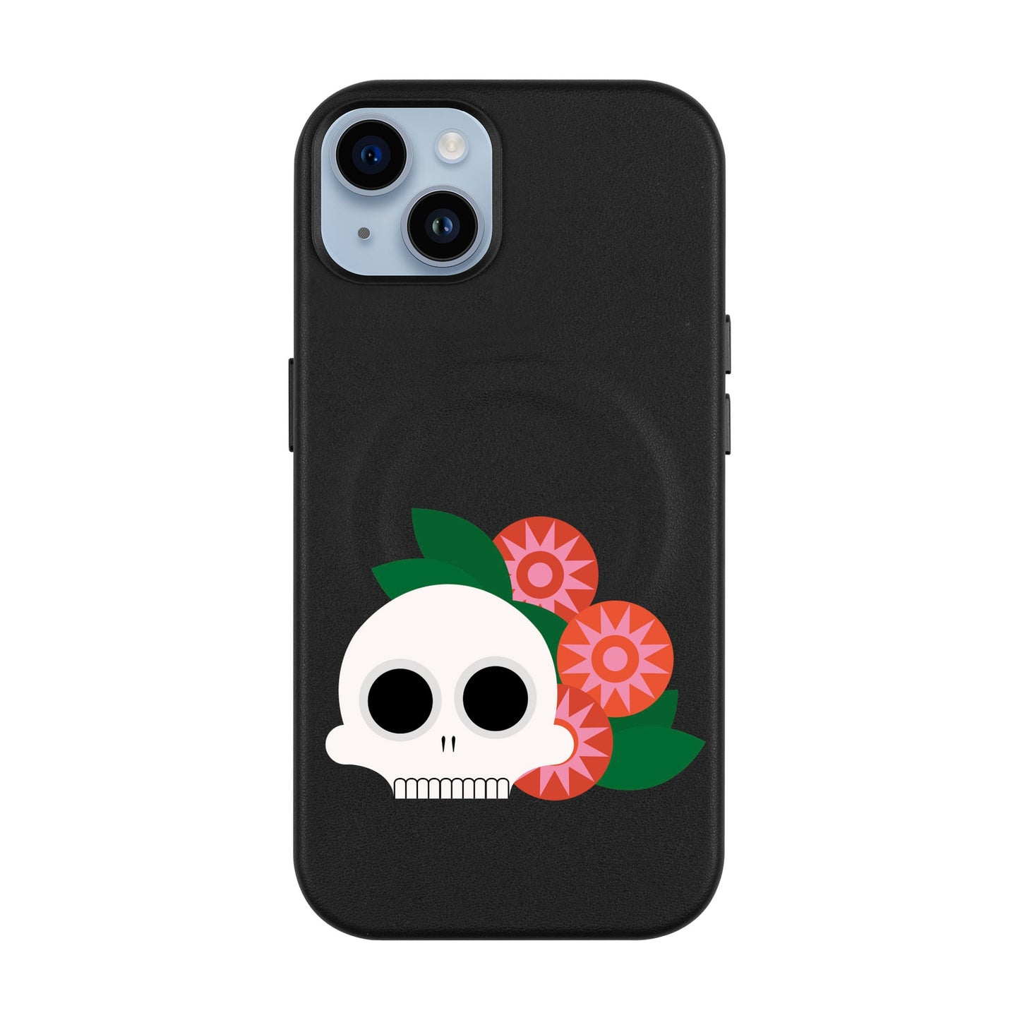 MEMENTO BLOOM-iPhone 14 Plus Leather Kılıf MagSafe Özellikli
