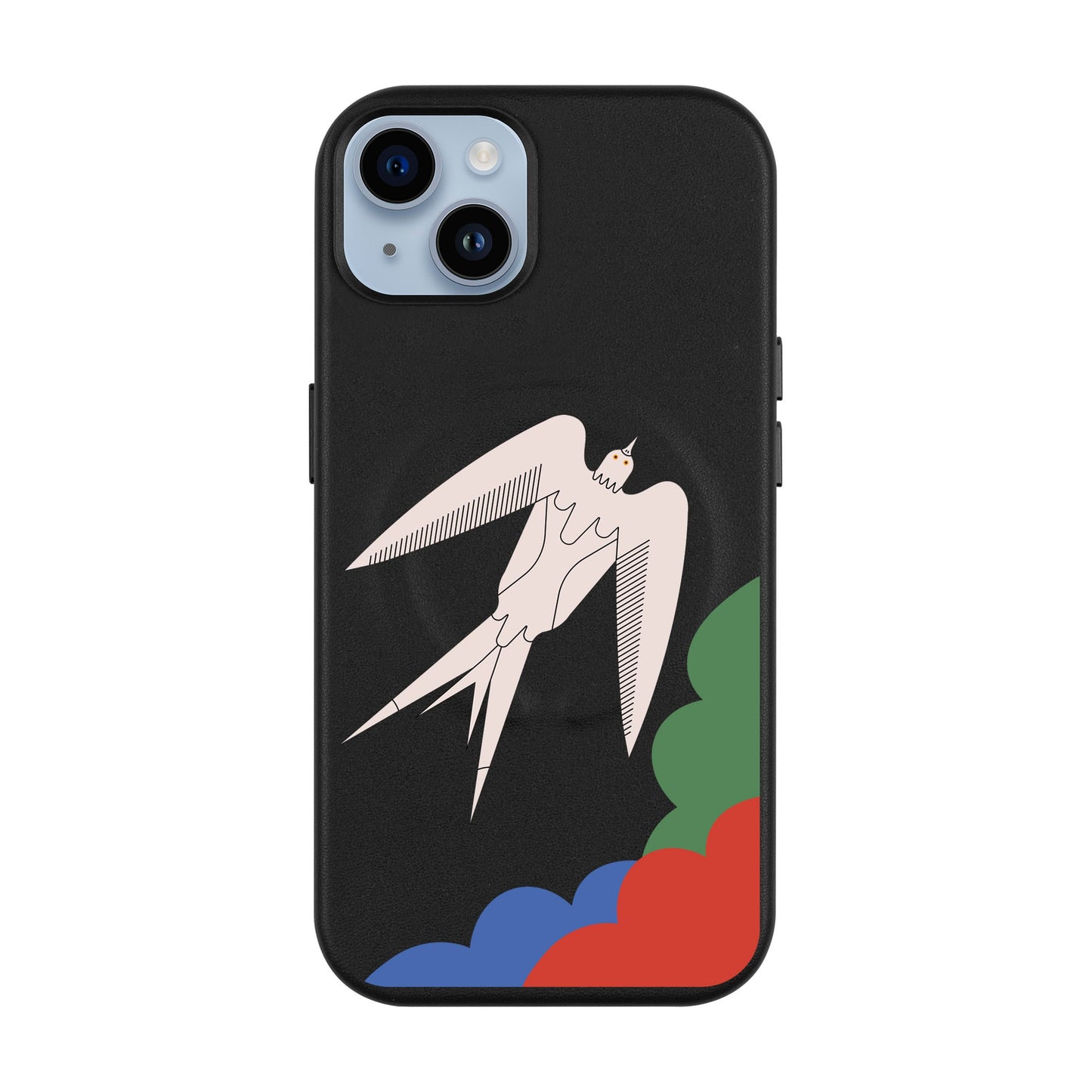 L’OISEAU LIBRE-iPhone 14 Plus Leather Kılıf MagSafe Özellikli