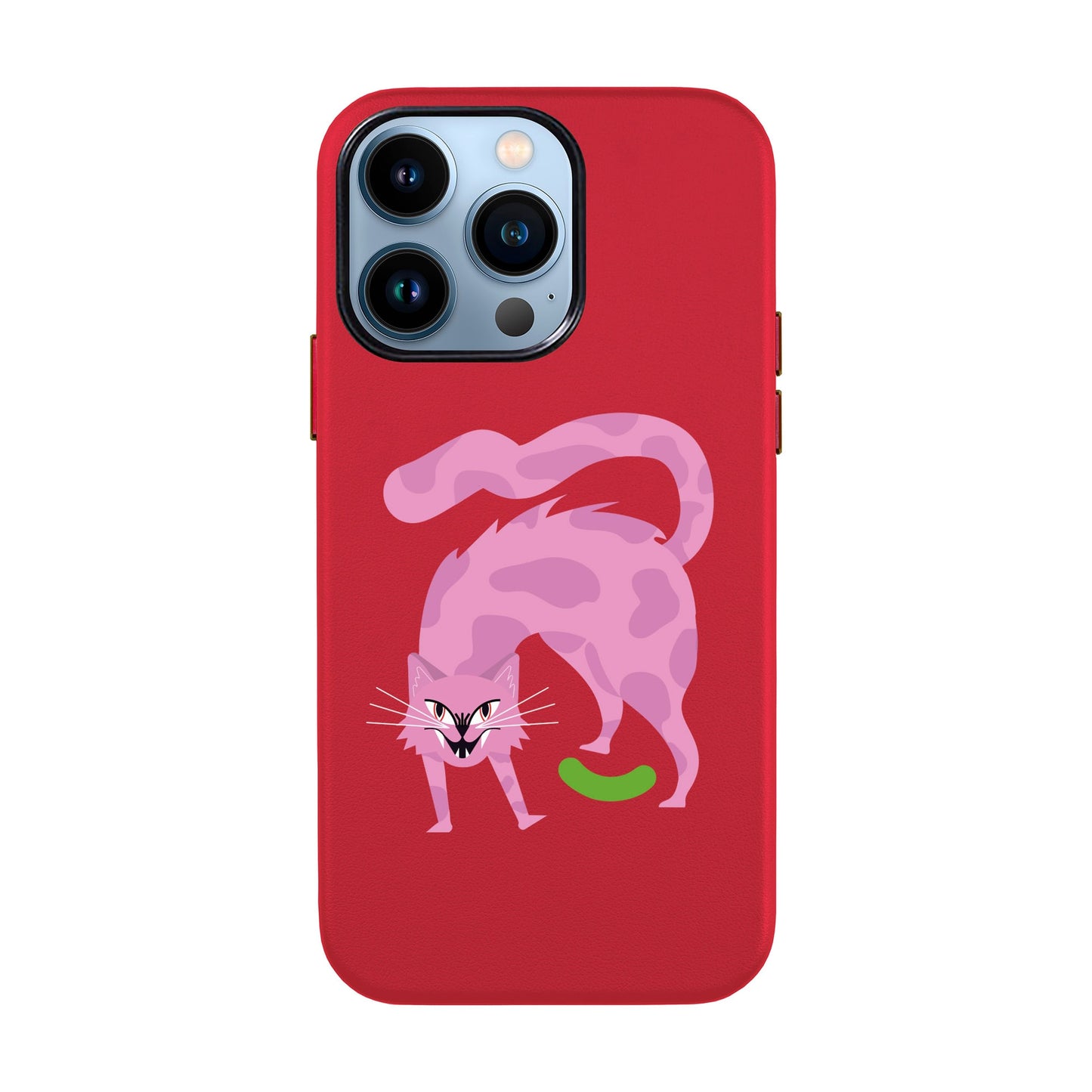 GRUMBLEPAWS-iPhone 13 Pro Max Leather Kılıf