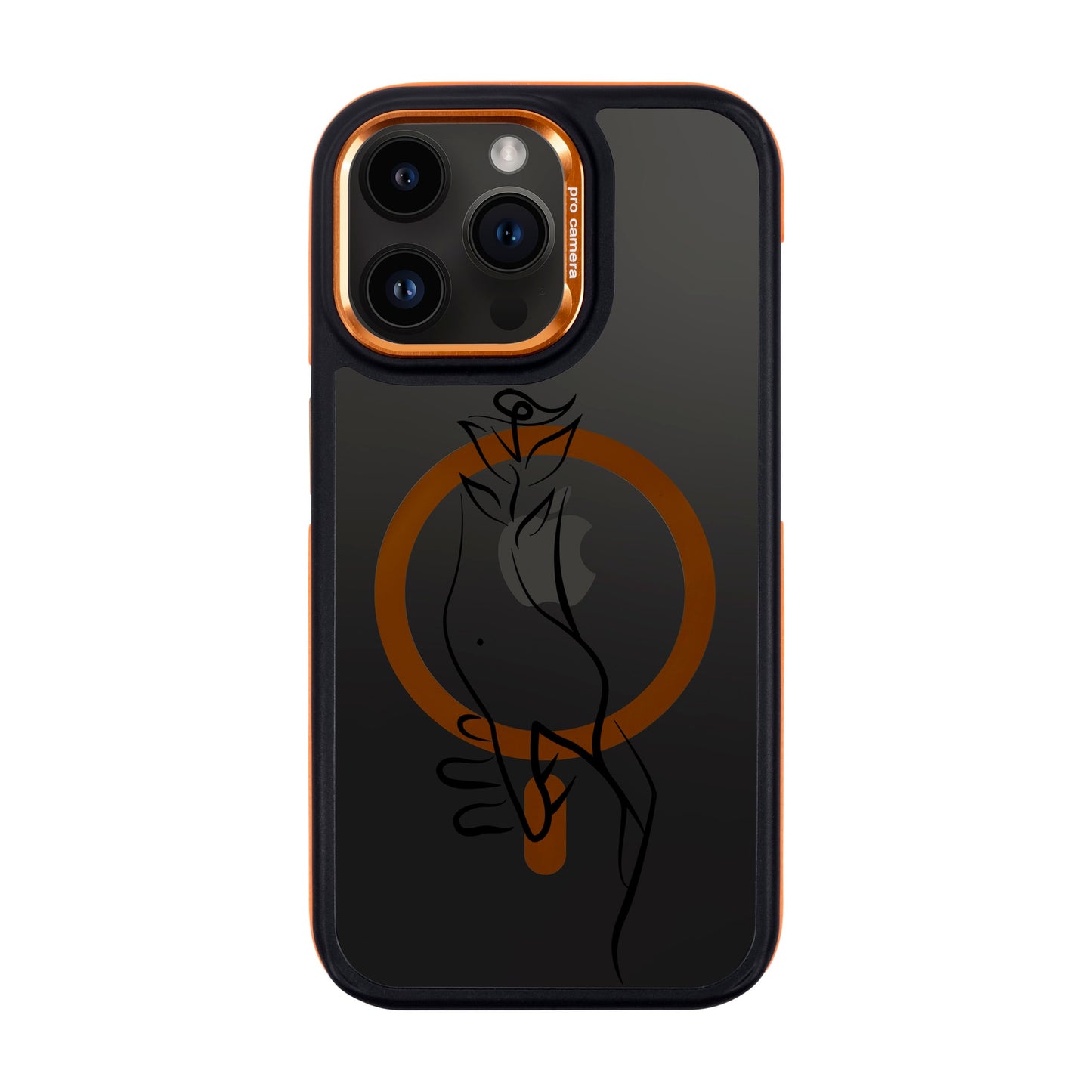 TOUCH-iPhone 14 Pro Max Dark Kılıf MagSafe Özellikli