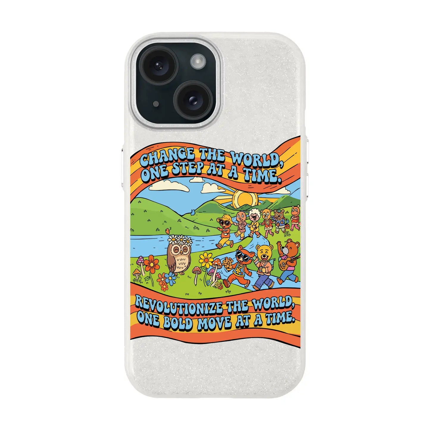 CHANGE THE WORLD-iPhone 15 Radiant Kılıf MagSafe Özellikli