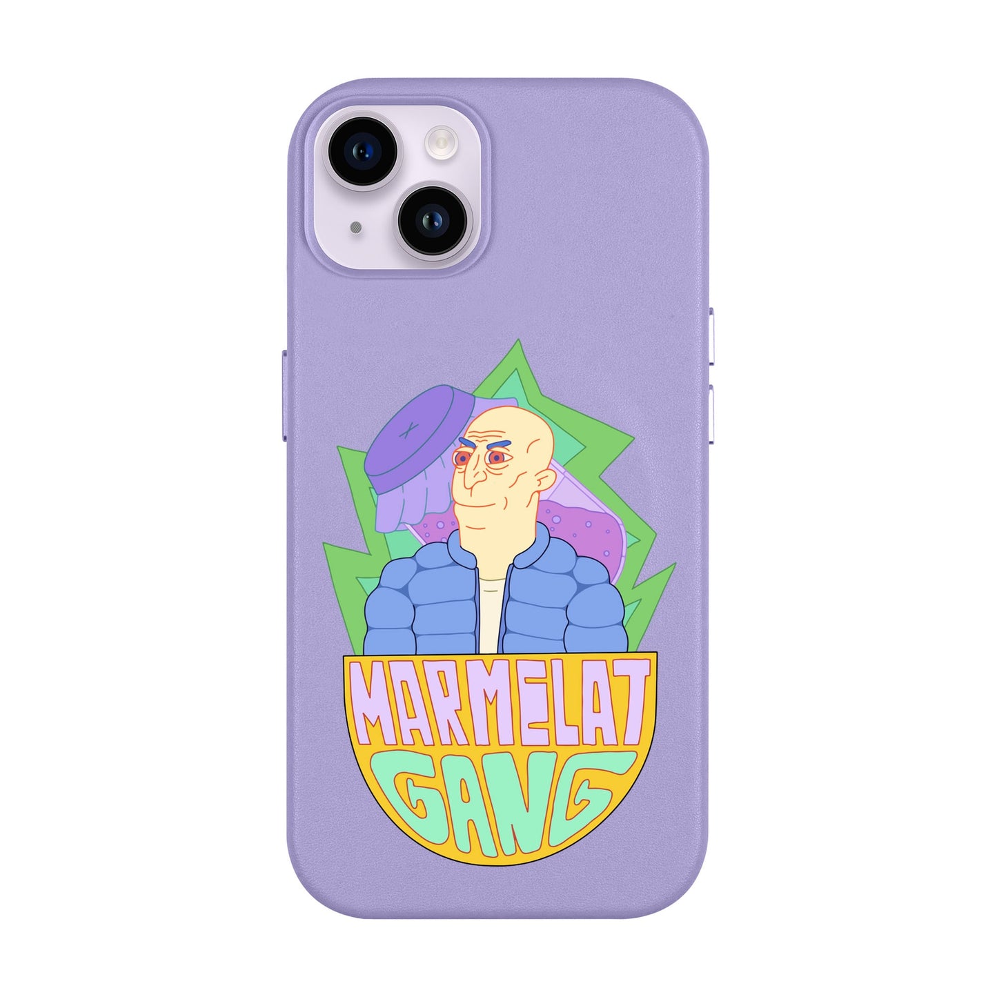MARMELAT GANG-iPhone 14 Plus Leather Kılıf MagSafe Özellikli