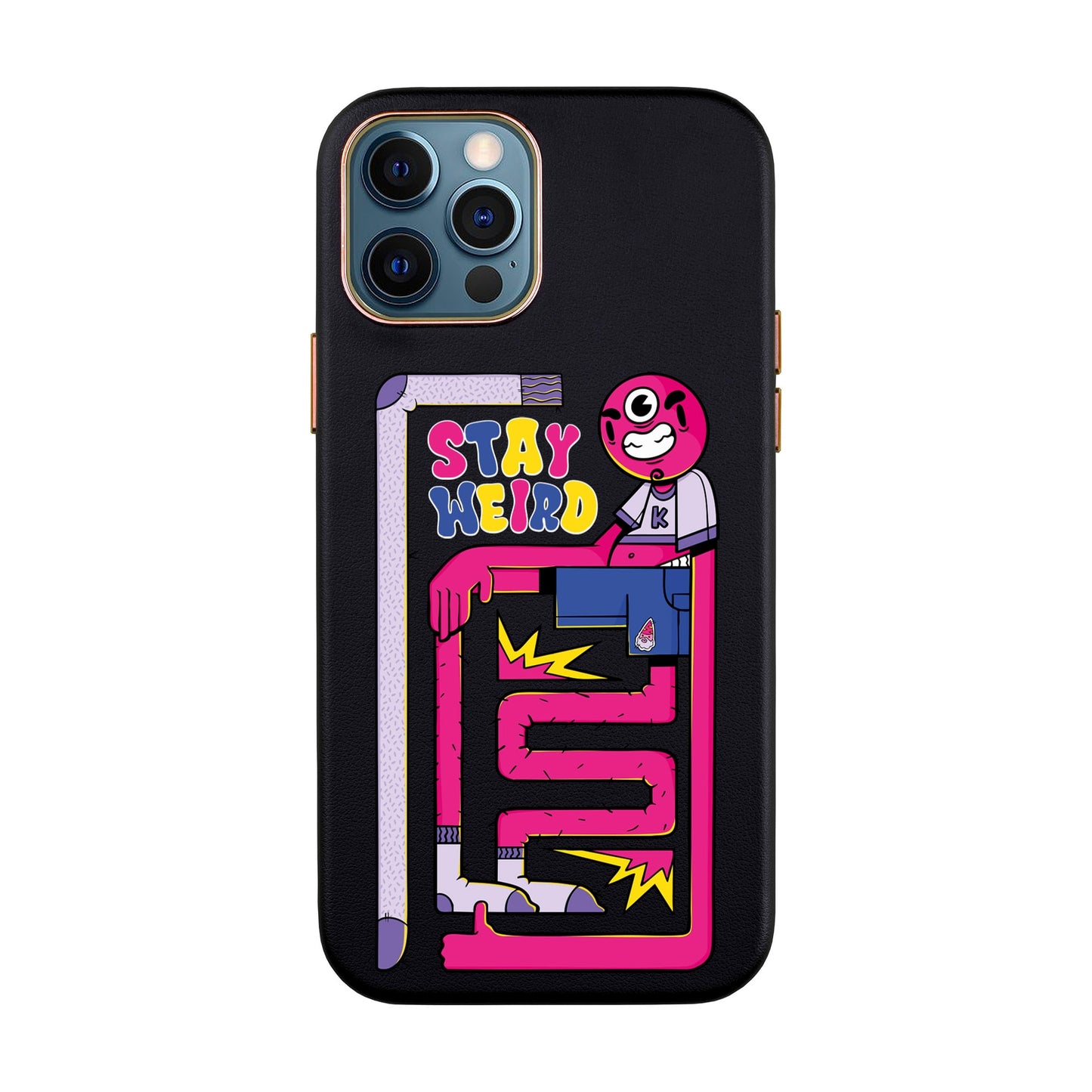 OG TOOTHY-iPhone XR Leather Kılıf