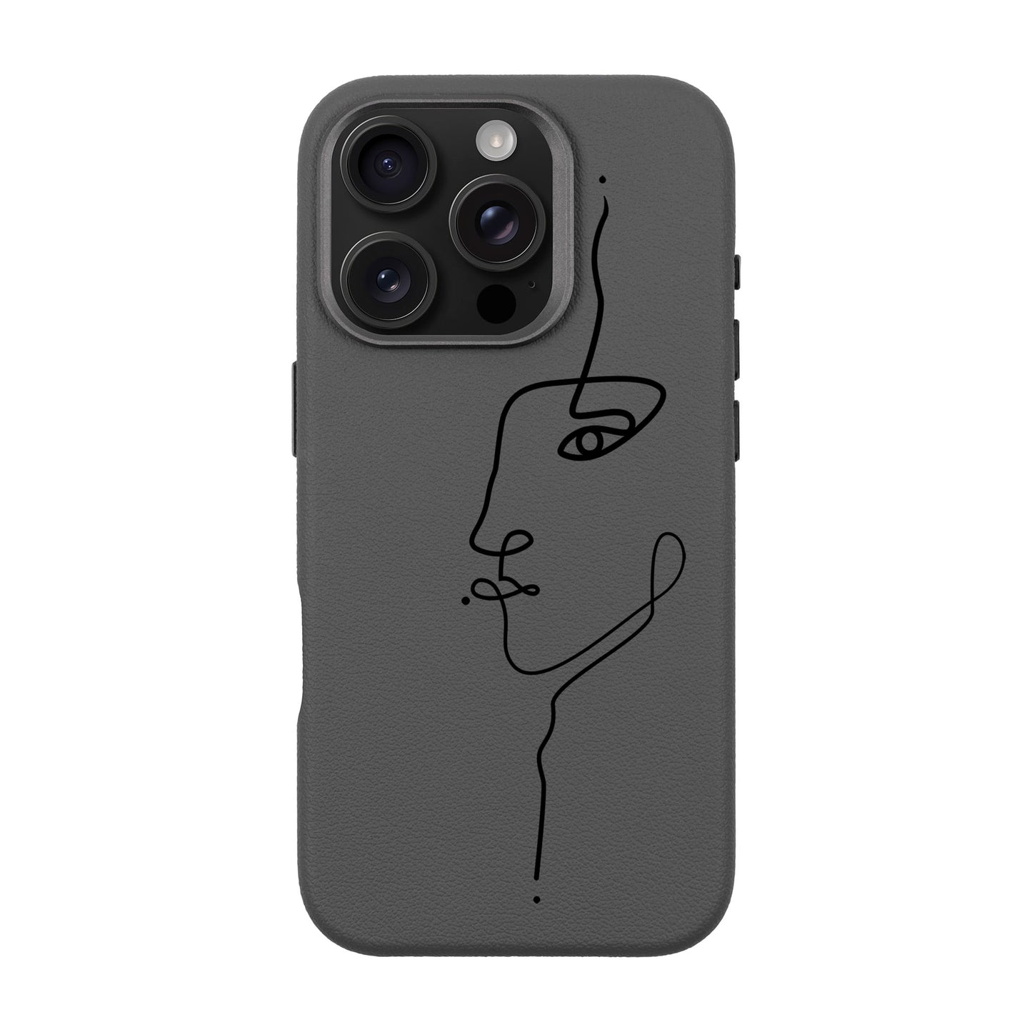 FACE-iPhone 16 Pro Leather Premium Kılıf MagSafe Özellikli