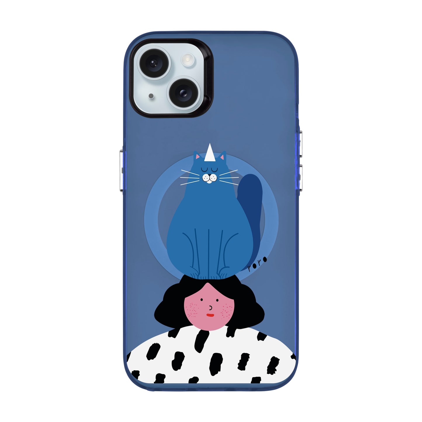 NAUGHTY CAT-iPhone 15 Plus Hold Kılıf MagSafe Özellikli