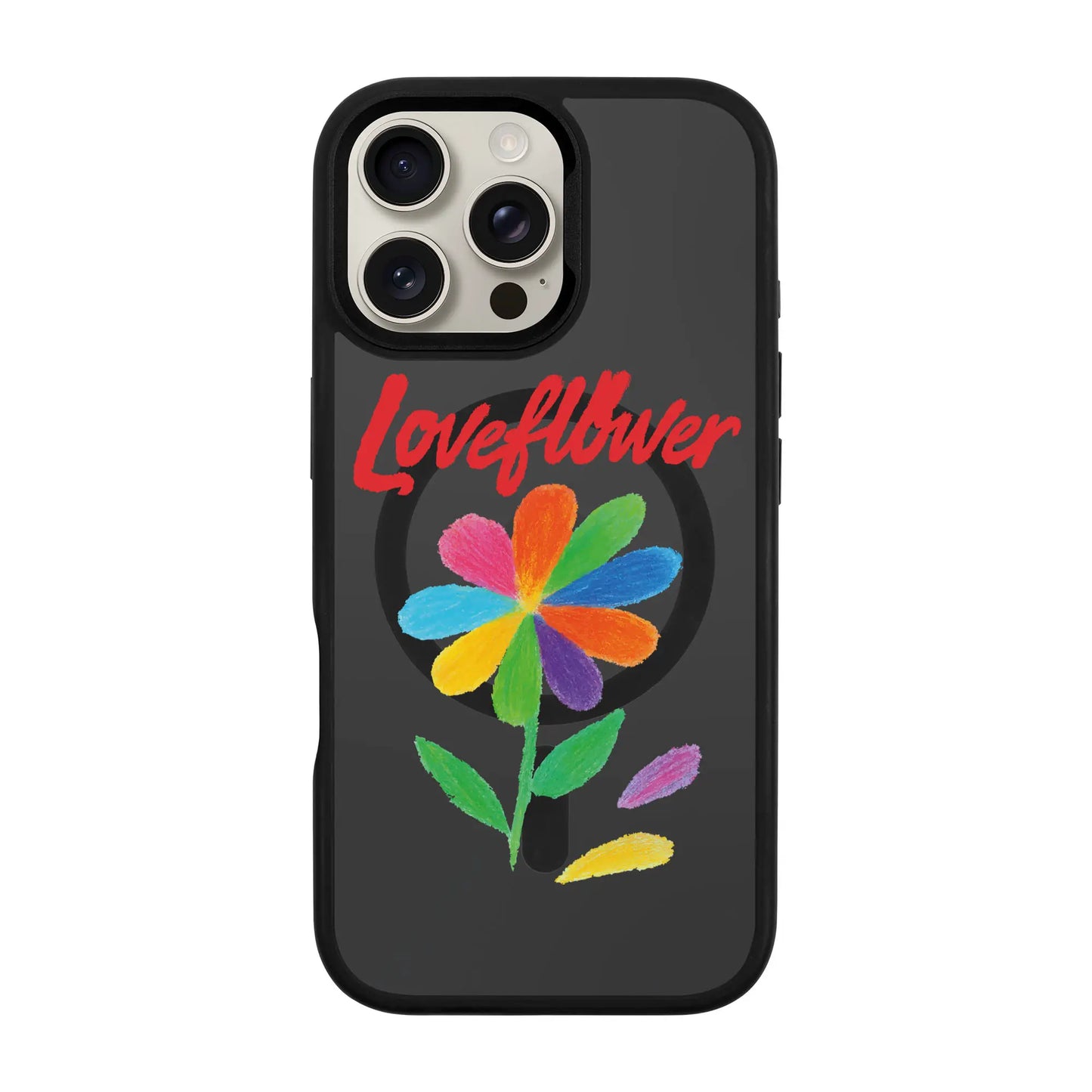 LOVE FLOWER-iPhone 16 Pro Max Rise Kılıf MagSafe Özellikli