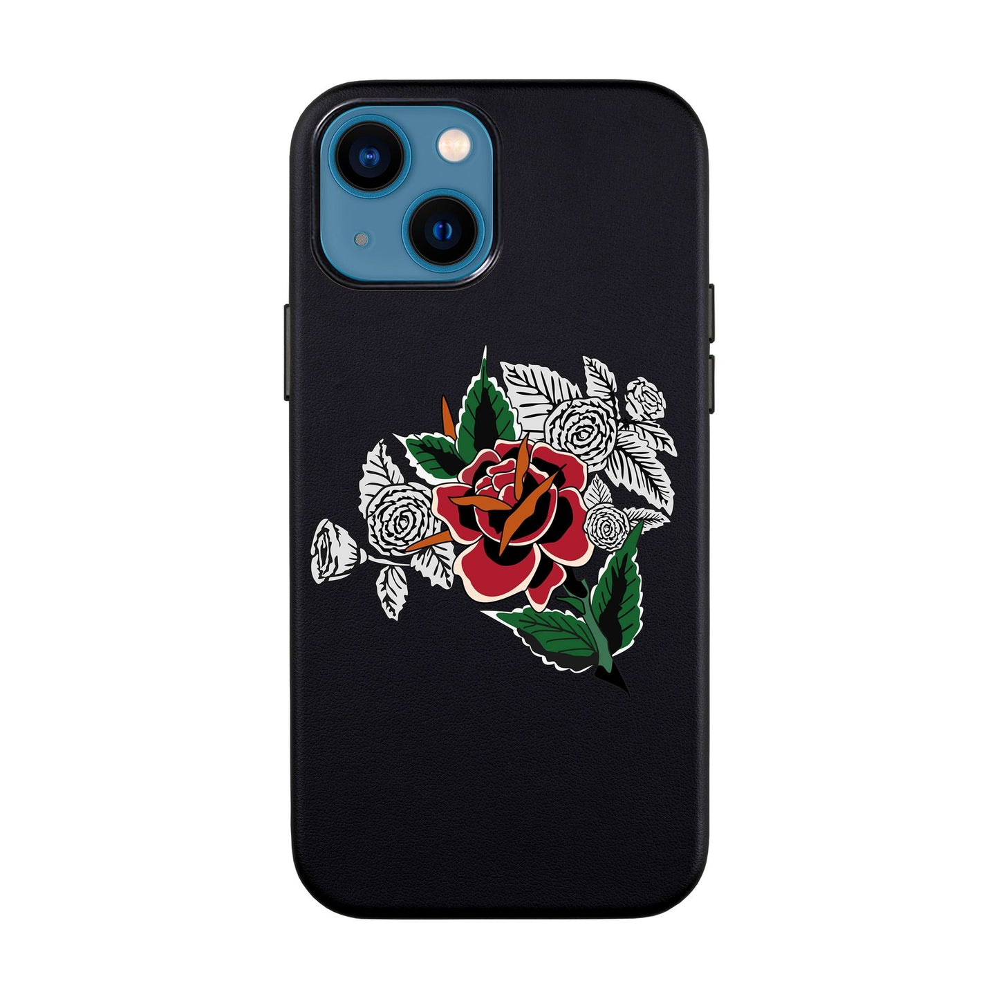 DRY ROSE-iPhone 14 Leather Kılıf