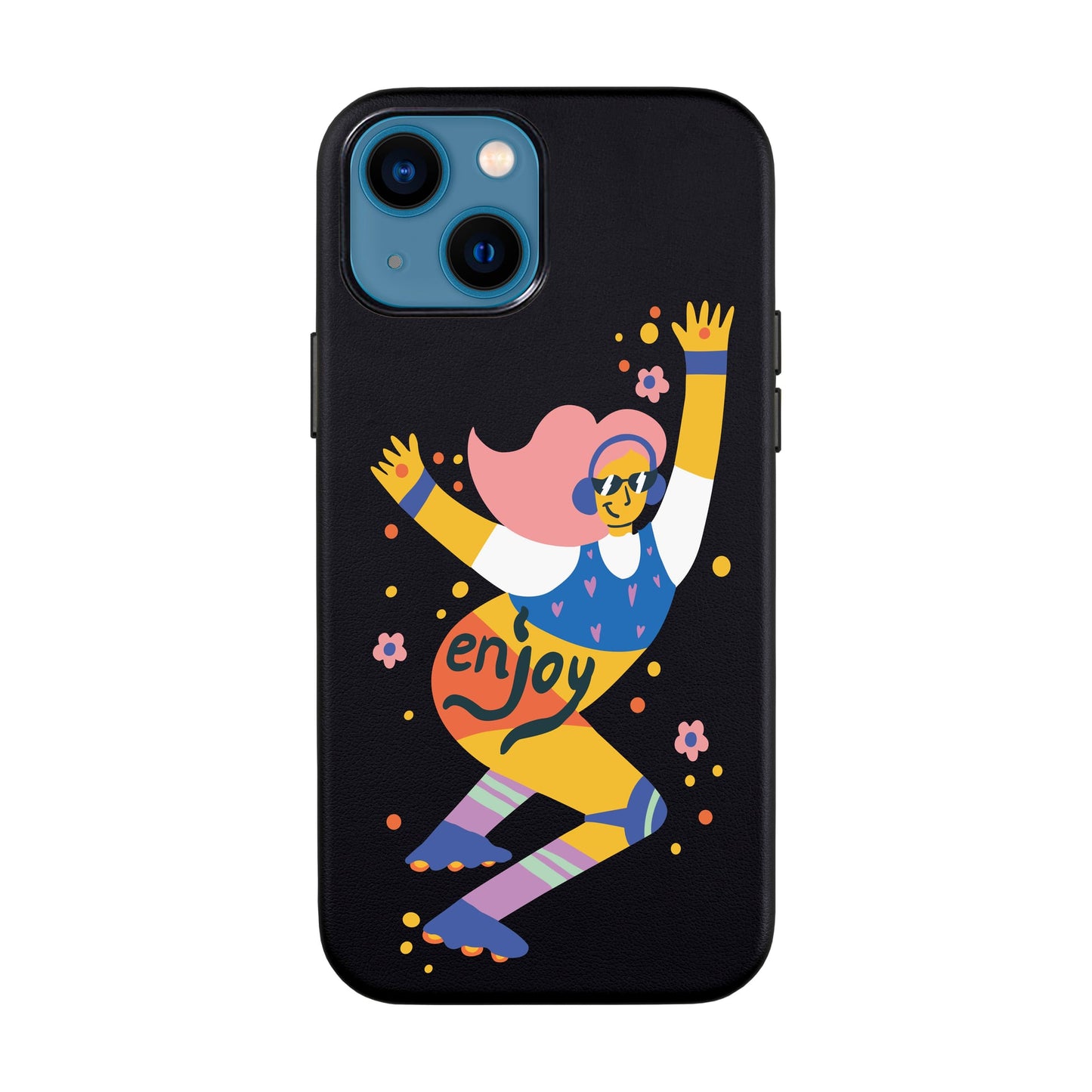 ENJOY-iPhone 14 Leather Kılıf
