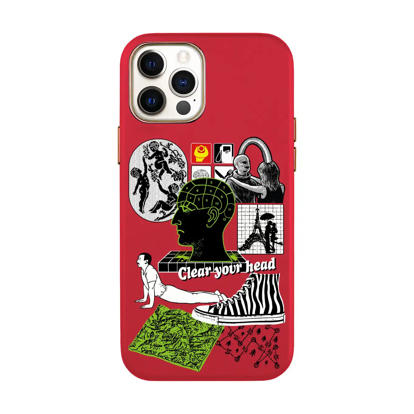 CLEAR YOUR HEAD-iPhone 7 / 8 / SE Leather Kılıf