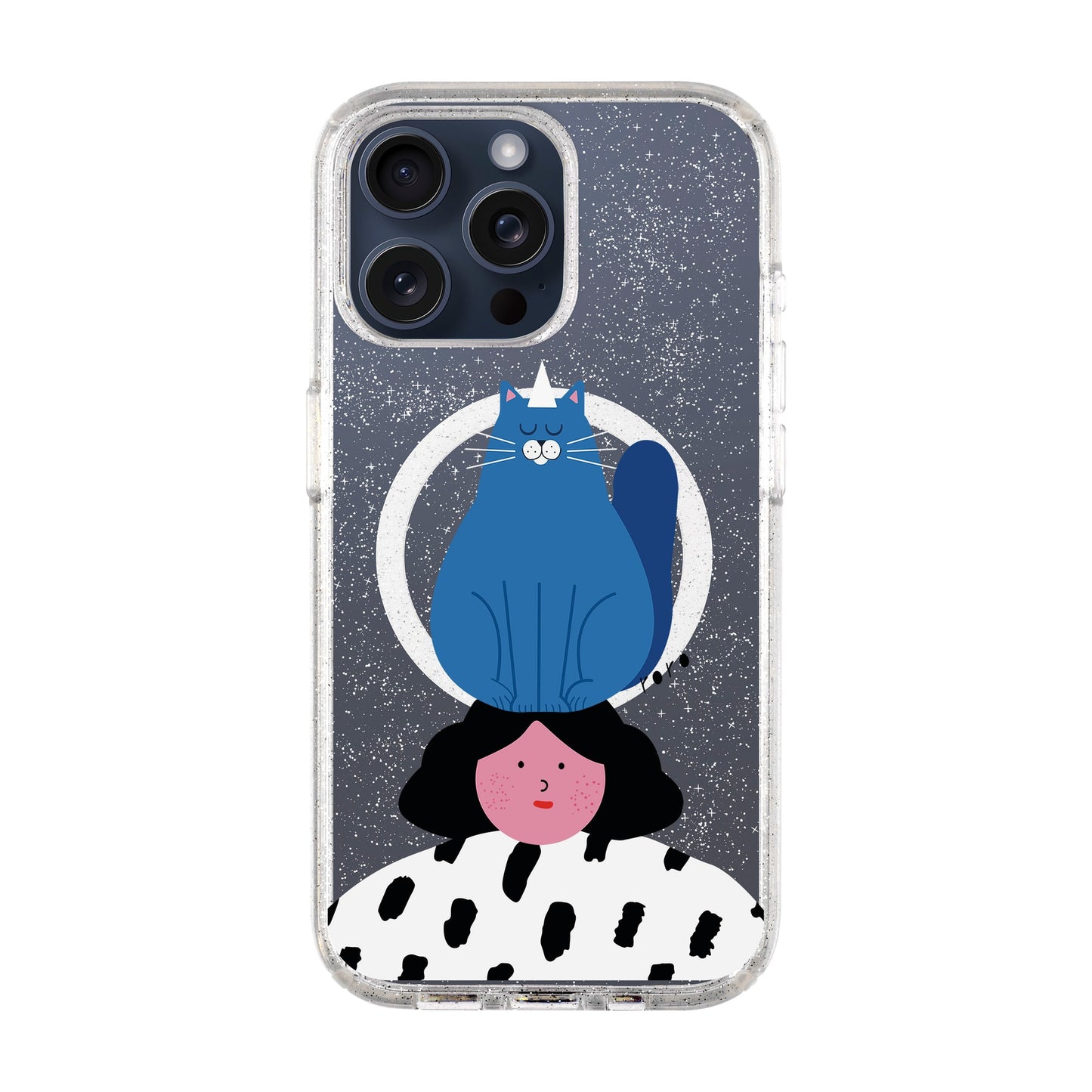 NAUGHTY CAT-iPhone 15 Pro Max Shiny Kılıf MagSafe Özellikli