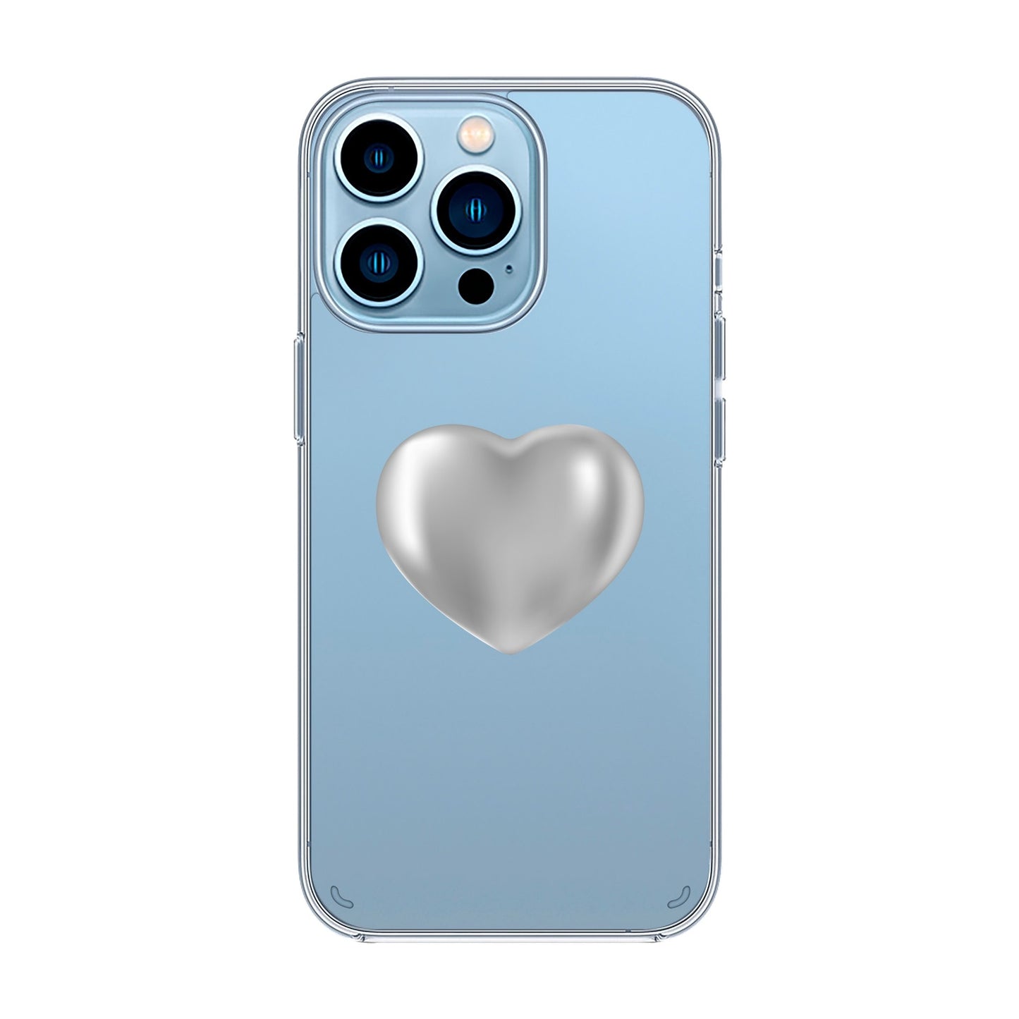 SILVER HEART-iPhone X / Xs Solid Kılıf