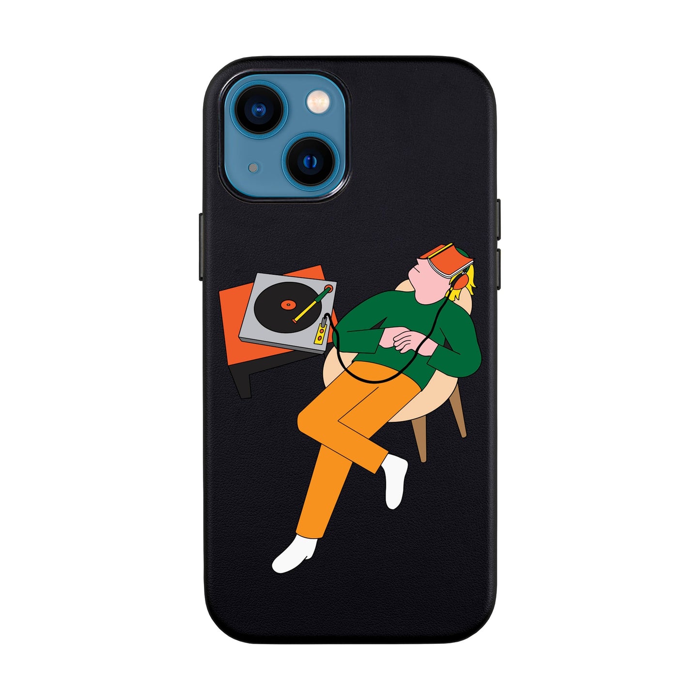 LAZY SUNDAY AFTERNOON-iPhone 14 Leather Kılıf