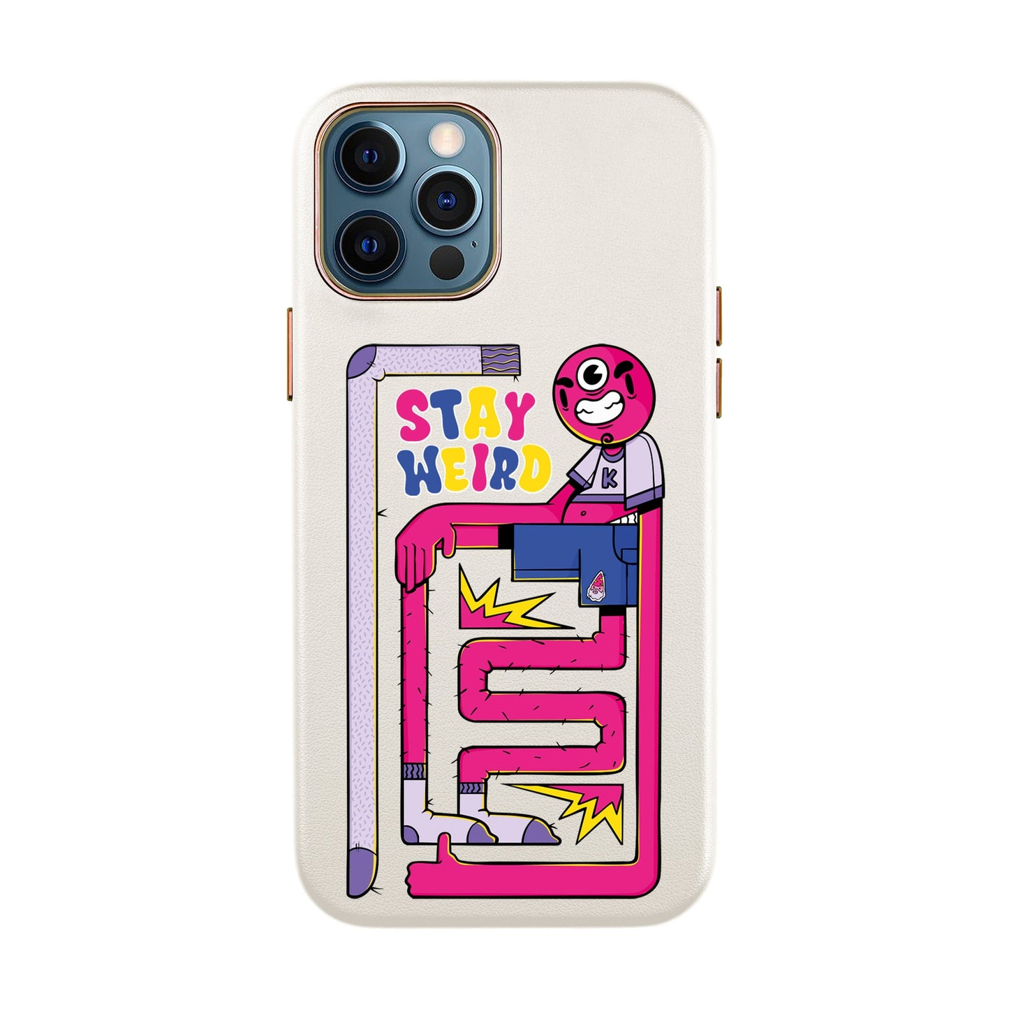 OG TOOTHY-iPhone XR Leather Kılıf